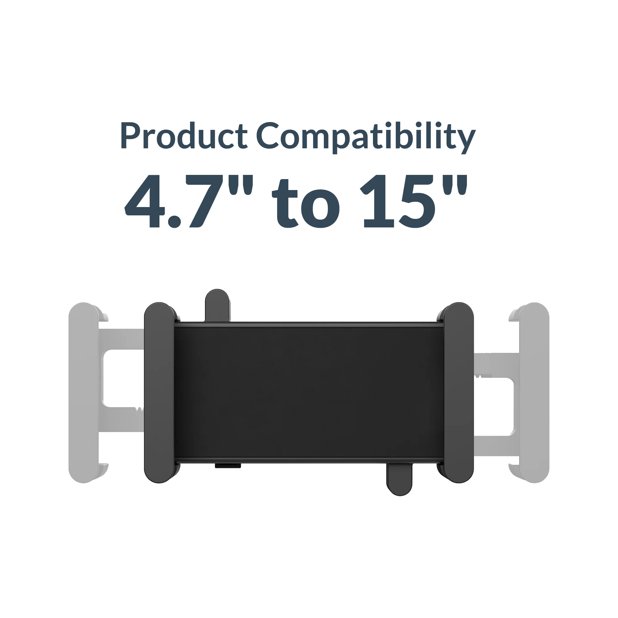 Desky Universal VESA Tablet Holder - Black - Image 3