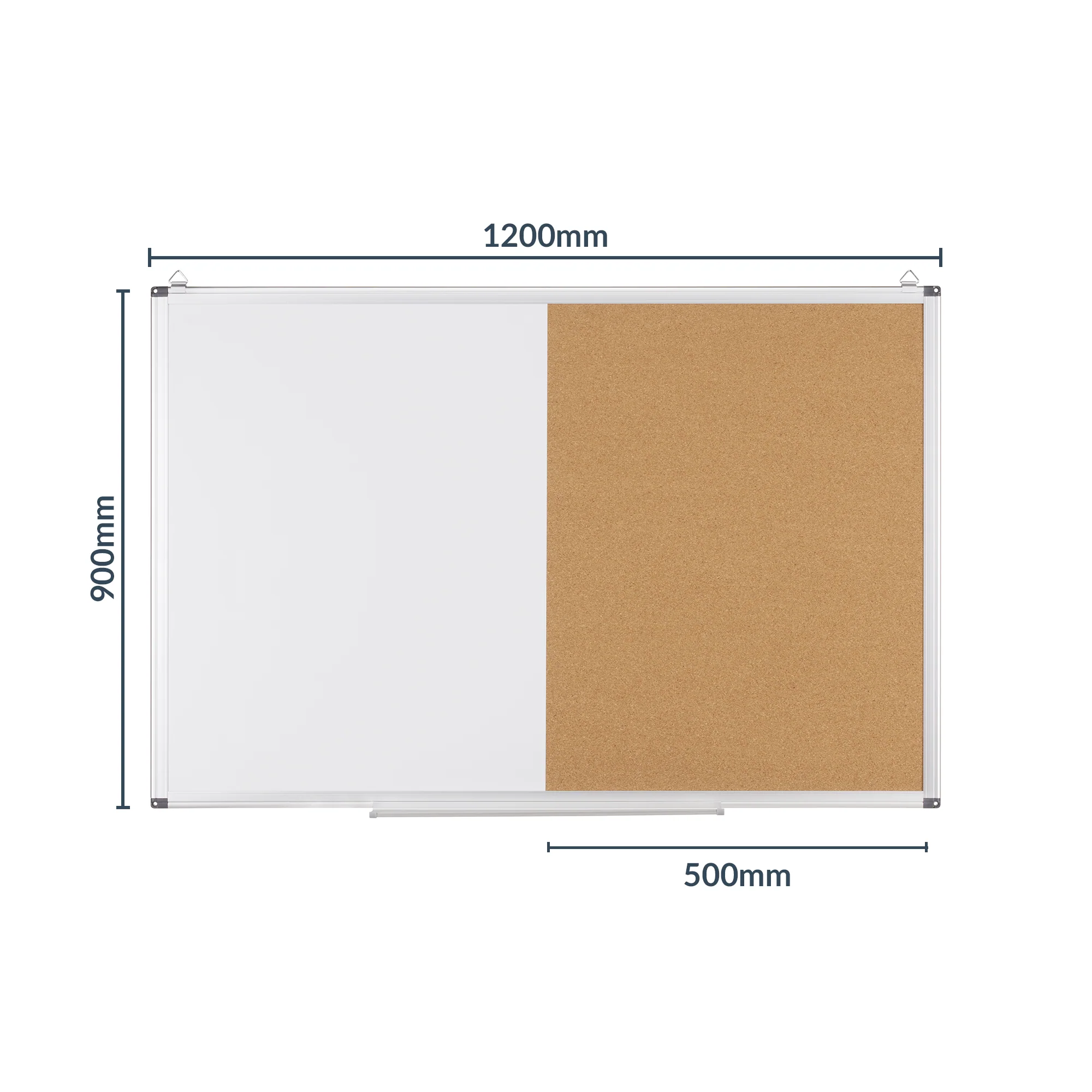 Desky Whiteboard + Pinboard Combo 120 x 90cm - Image 4