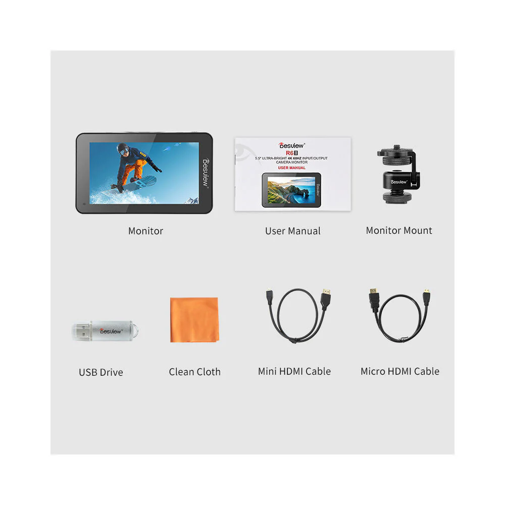 Desview 5.5i" Touchscreen Monitor with LUTs for Camera - Image 8