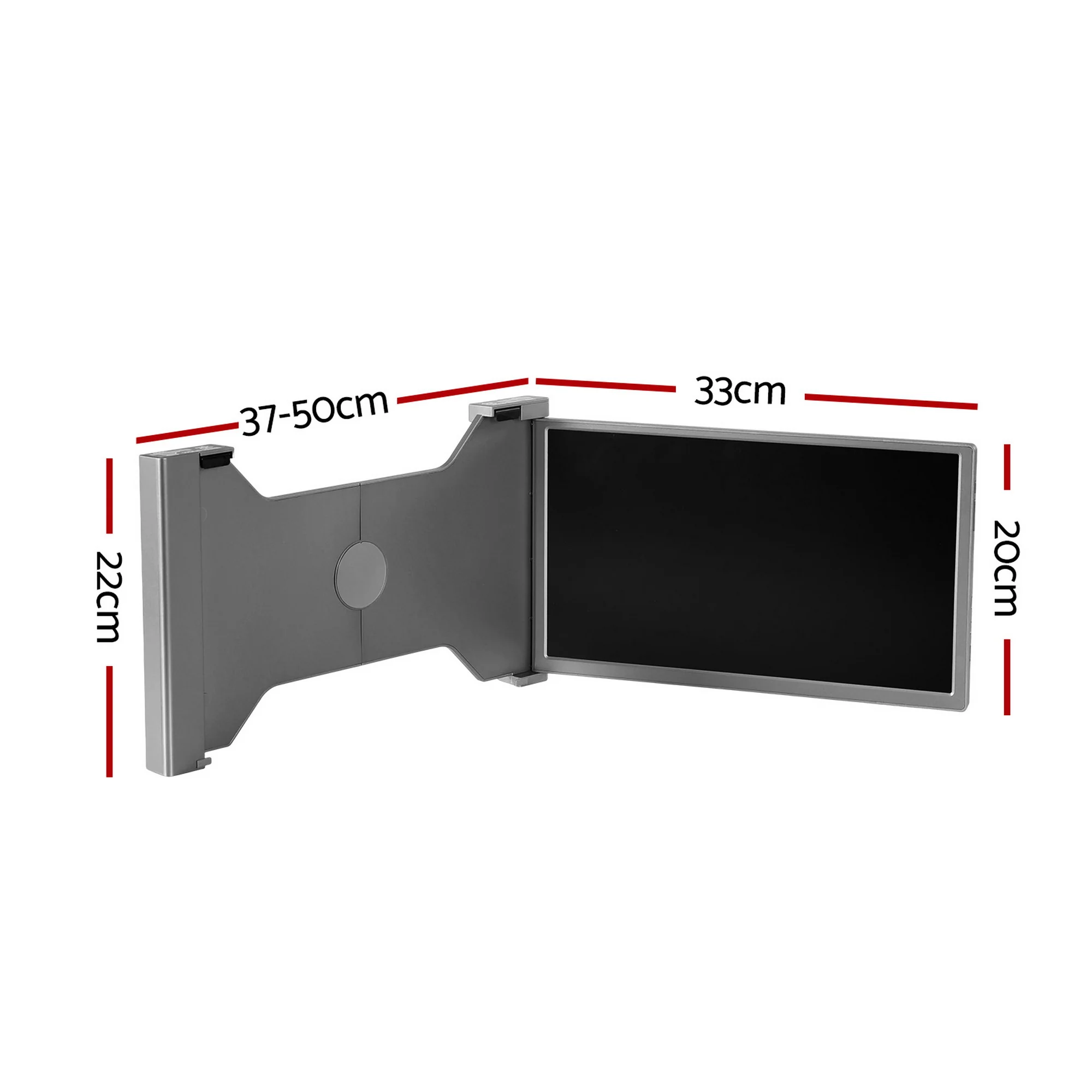 Devanti 14 Inch Portable Monitor Laptop Screen Extender Dual 1080P IPS USB C - Image 3