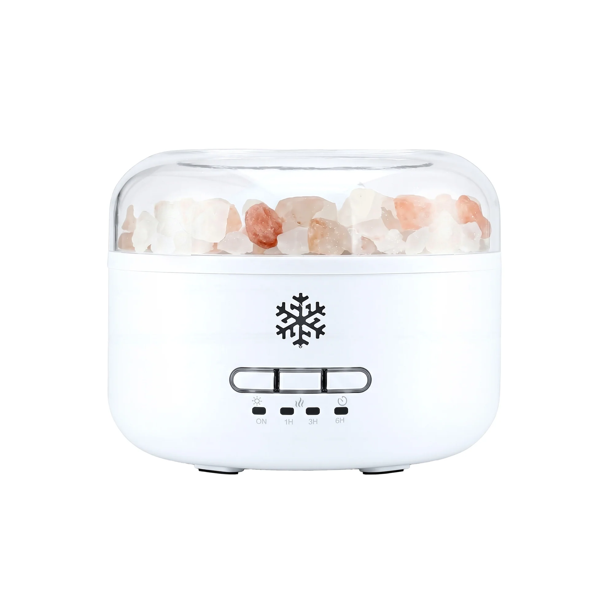 Devanti 150ml Salt Lamp Aroma Diffuser Ultrasonic Humidifier Purifier 7 LED Colors - Image 4