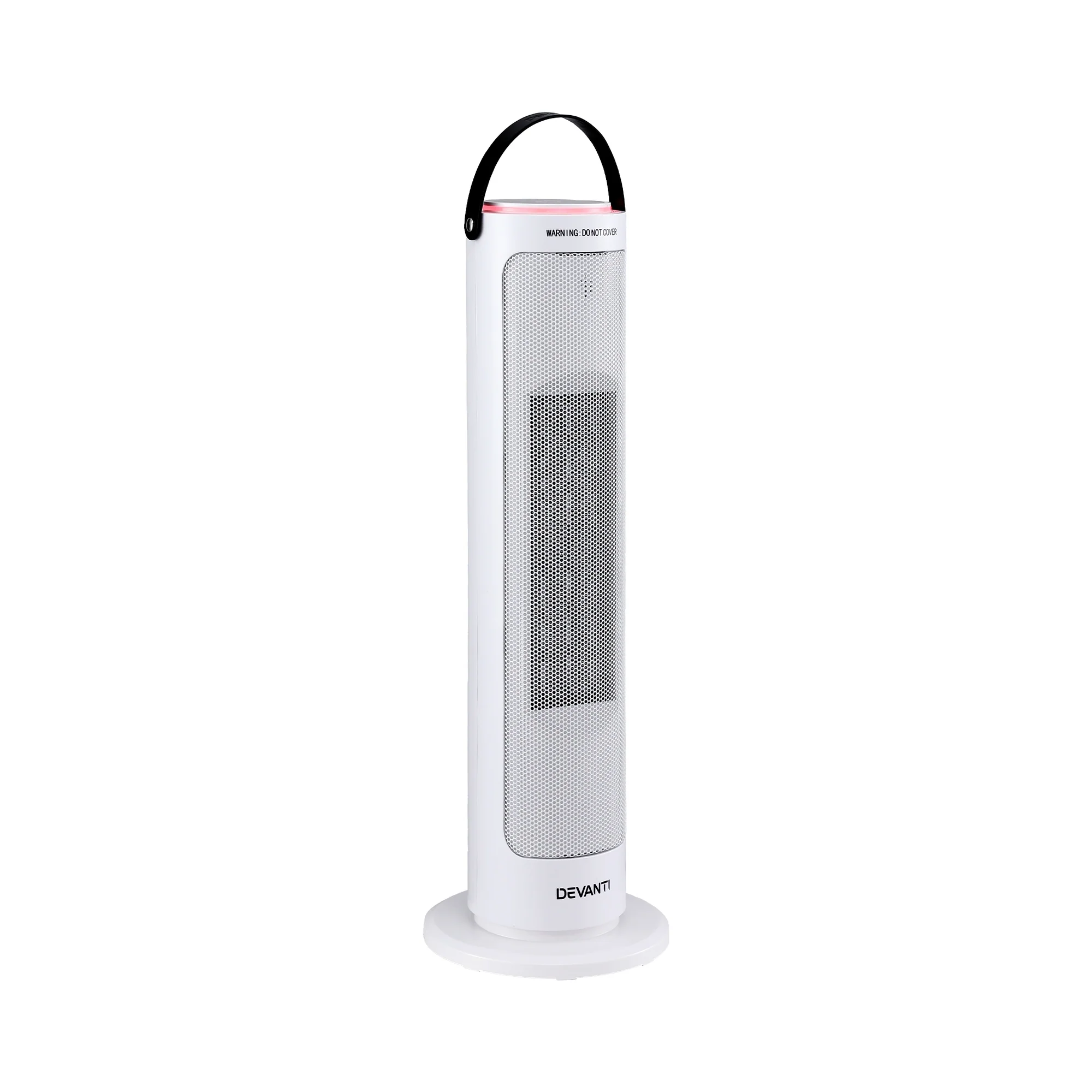 Devanti 2000W Ceramic Tower Heater Space Heaters Oscillating Indoor White - Image 4