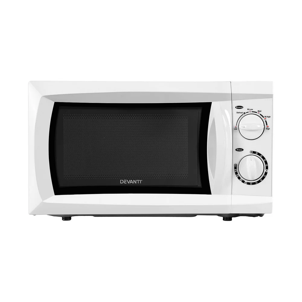 Devanti 20L Microwave Oven 700W (White) - Image 3