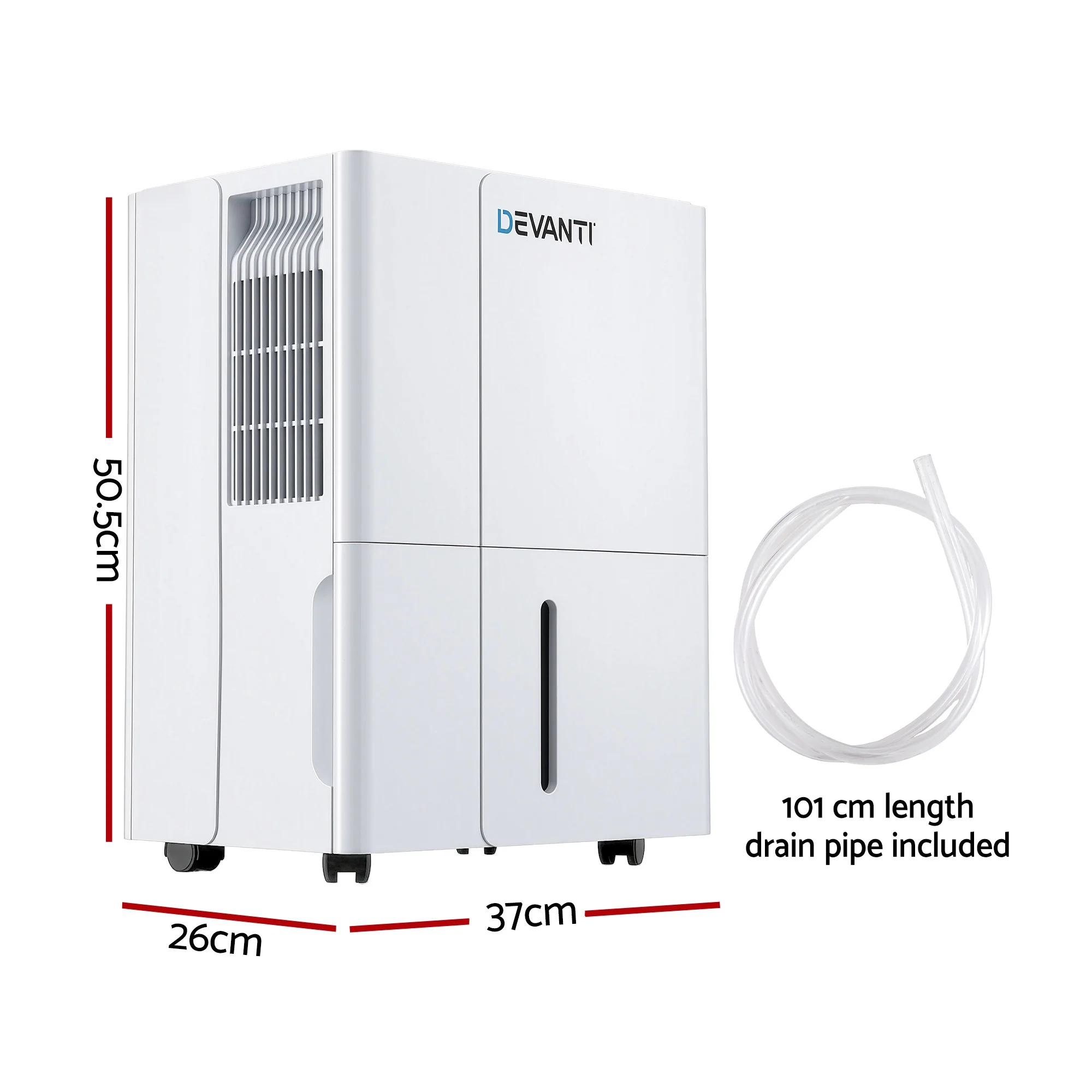 Devanti 30L/Day Dehumidifier Home Air Dryer Mould Moisture 4.7L Tank - Image 2
