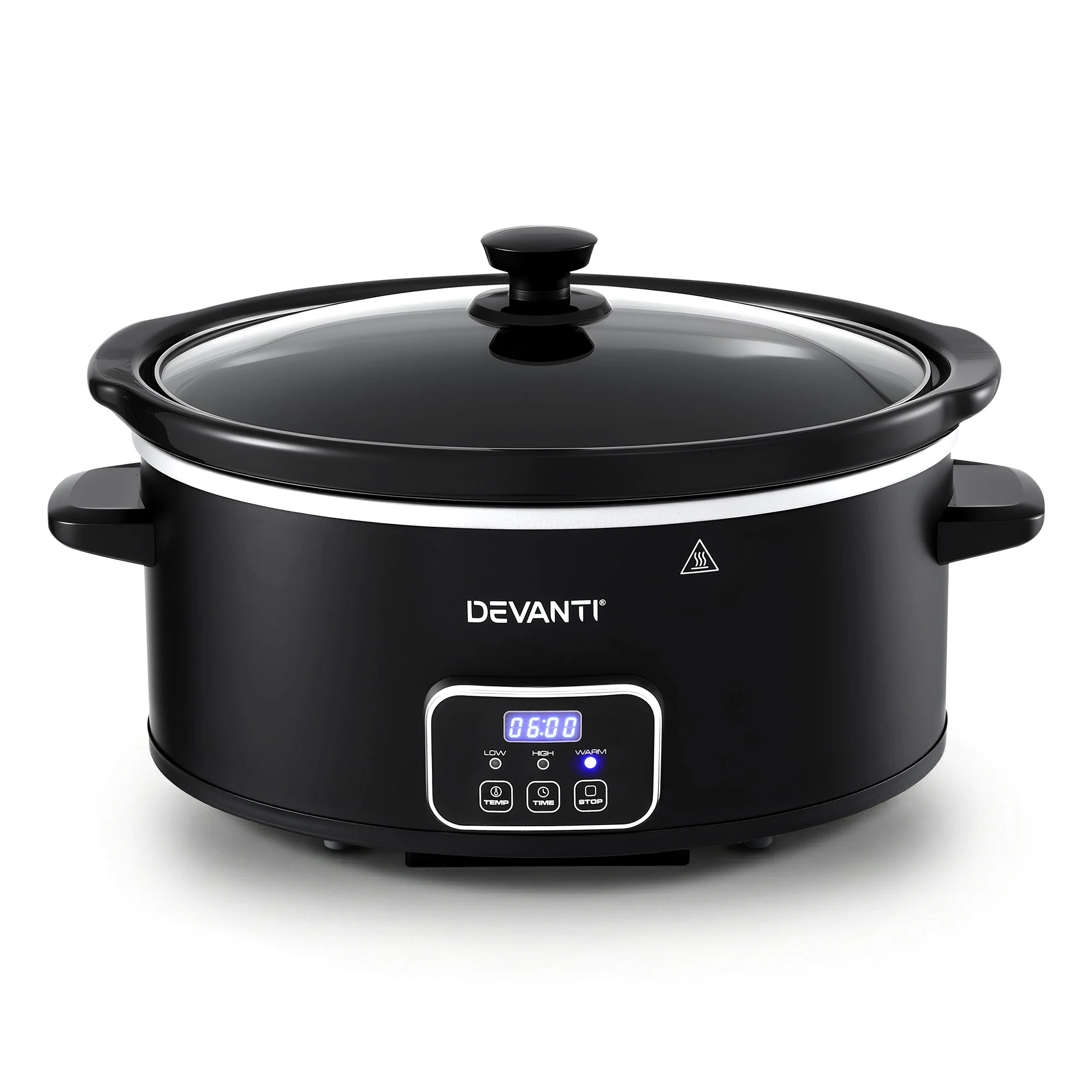 Devanti 5.6L Slow Cooker Electric Multi Cooker with 3 Heat Settings and Keep Warm Function - Image 4