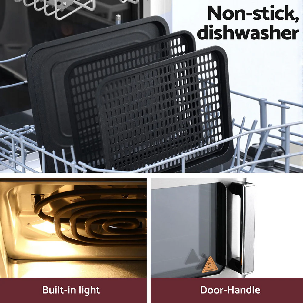 Devanti Air Fryer 13L LCD Fryers Oven - Image 7