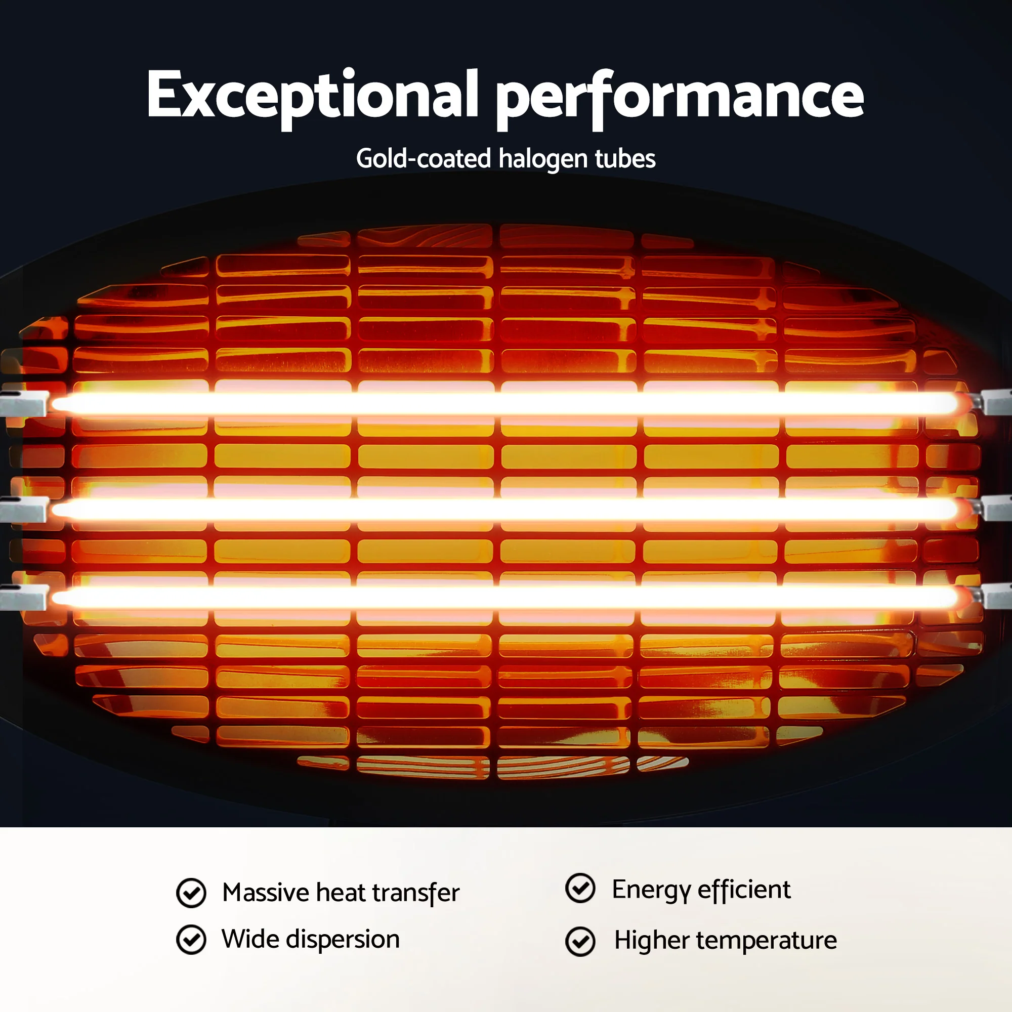 Devanti Electric Patio Heater 2000W - Image 4
