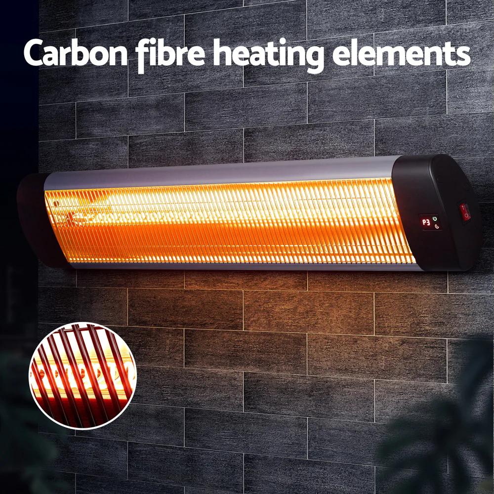 Devanti Electric Strip Heater Radiant Heaters 3000W - Image 4