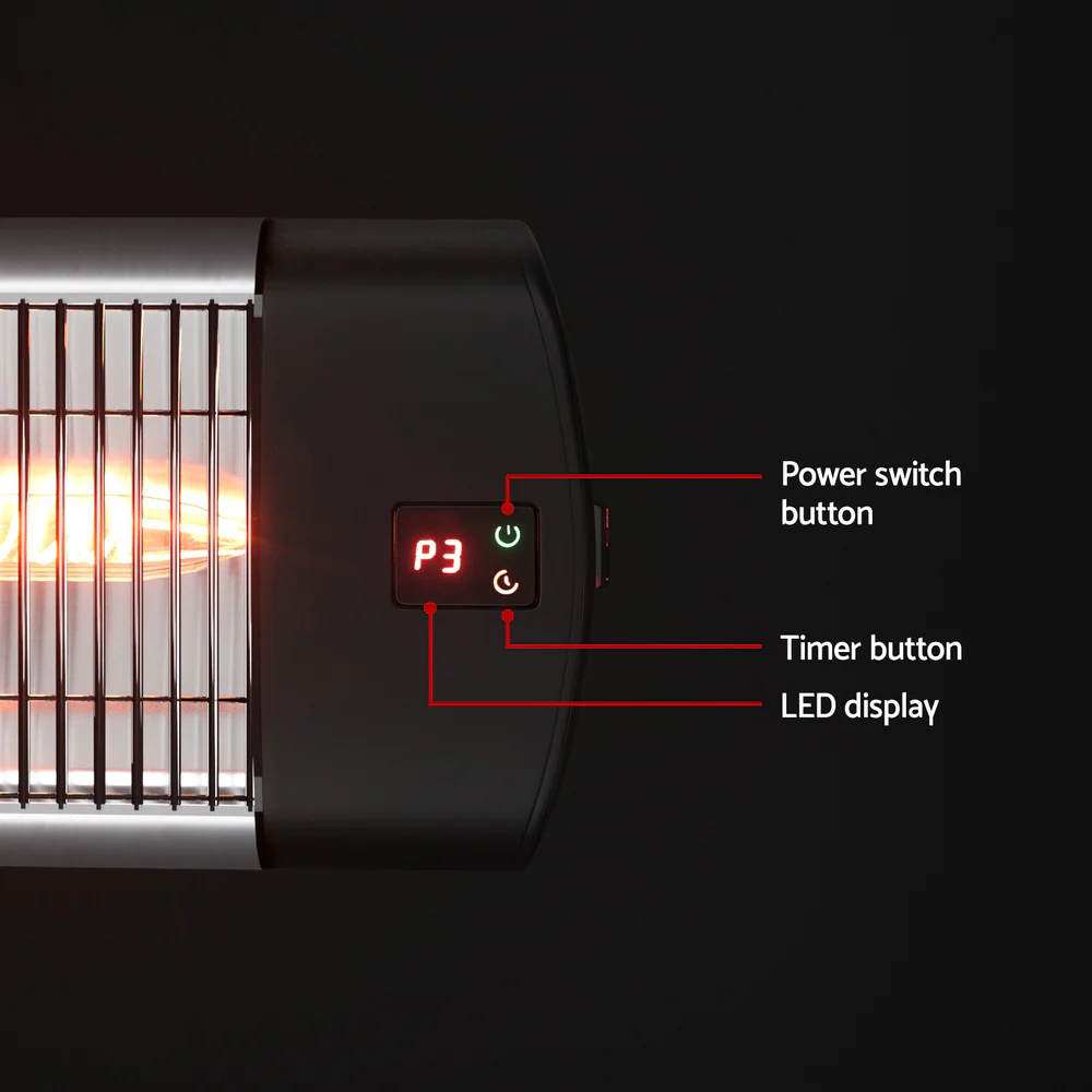 Devanti Electric Strip Heater Radiant Heaters 3000W - Image 5