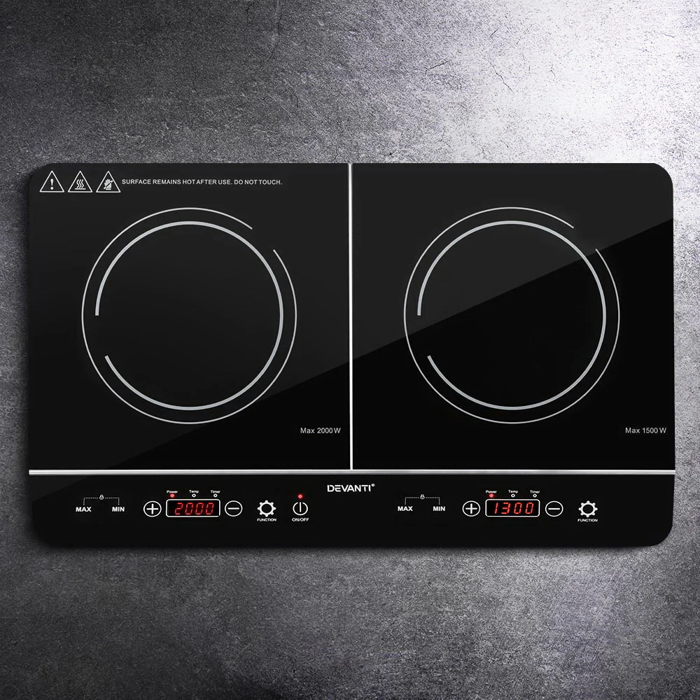 Devanti Induction Cooktop 60cm Portable Cooker - Image 2