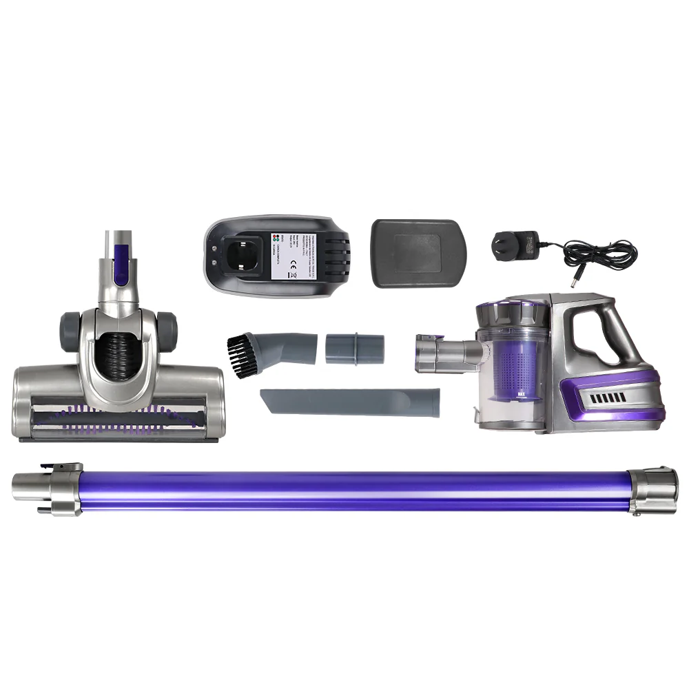 Devanti Stick Vacuum Cleaner Bagless Cordless 150W (Purple) - Image 7