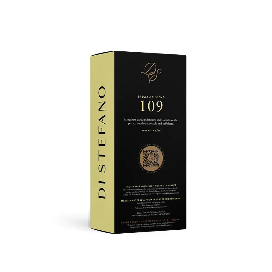 Di Stefano 10-Pieces 54g Coffee Capsules/Pod Speciality Blend 109 - Image 2