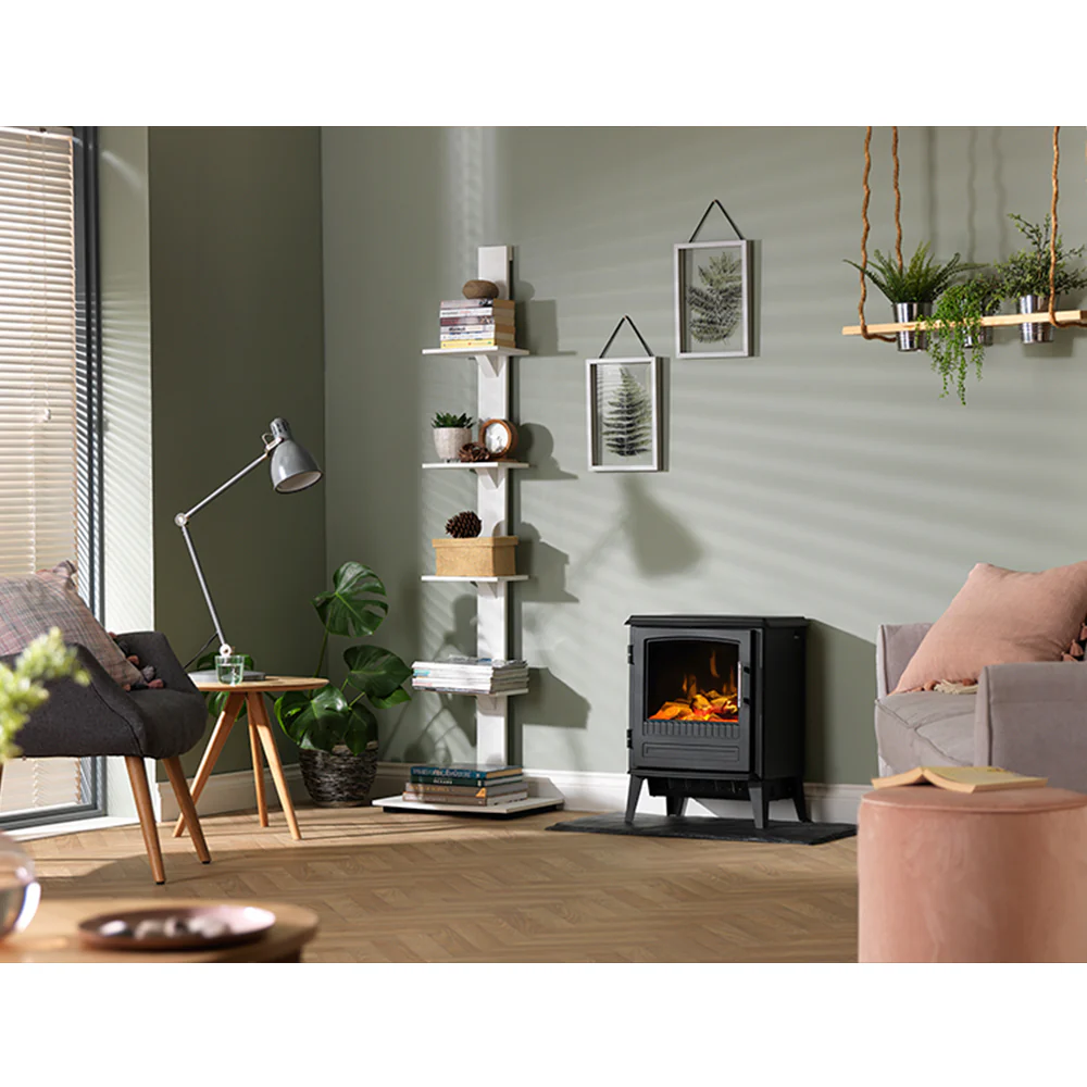 Dimplex 2000W 55cm Bari Electric Mini Stove Optiflame Portable Fireplace Heater - Image 3