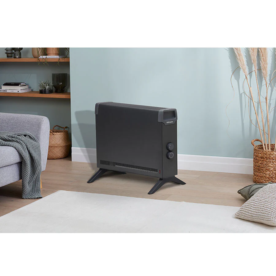 Dimplex 2000W/57.7cm Convector Floor/Space Room Heater w/ Thermostat Anthracite - Image 2