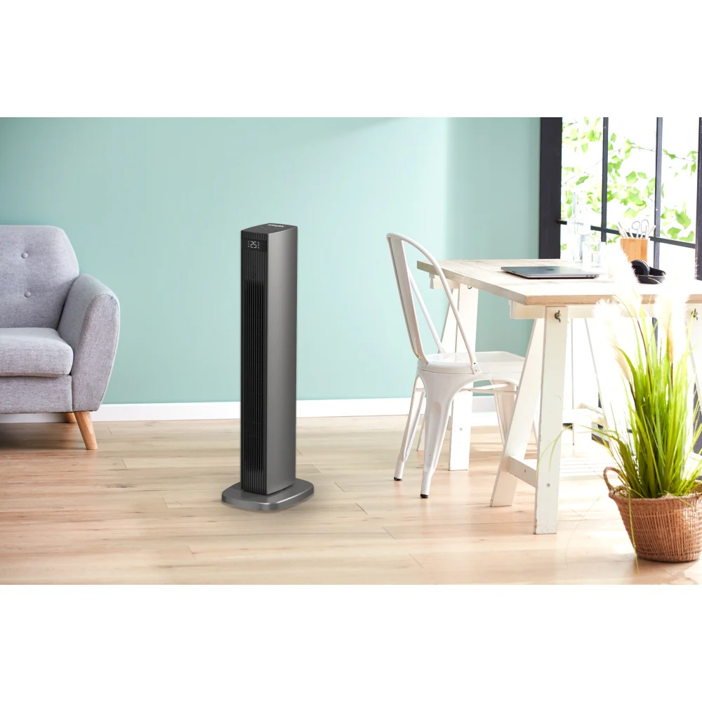 Dimplex 2200W DC Digital Ceramic Oscillating Electric Heater with 12h Timer (Grey) - Image 2