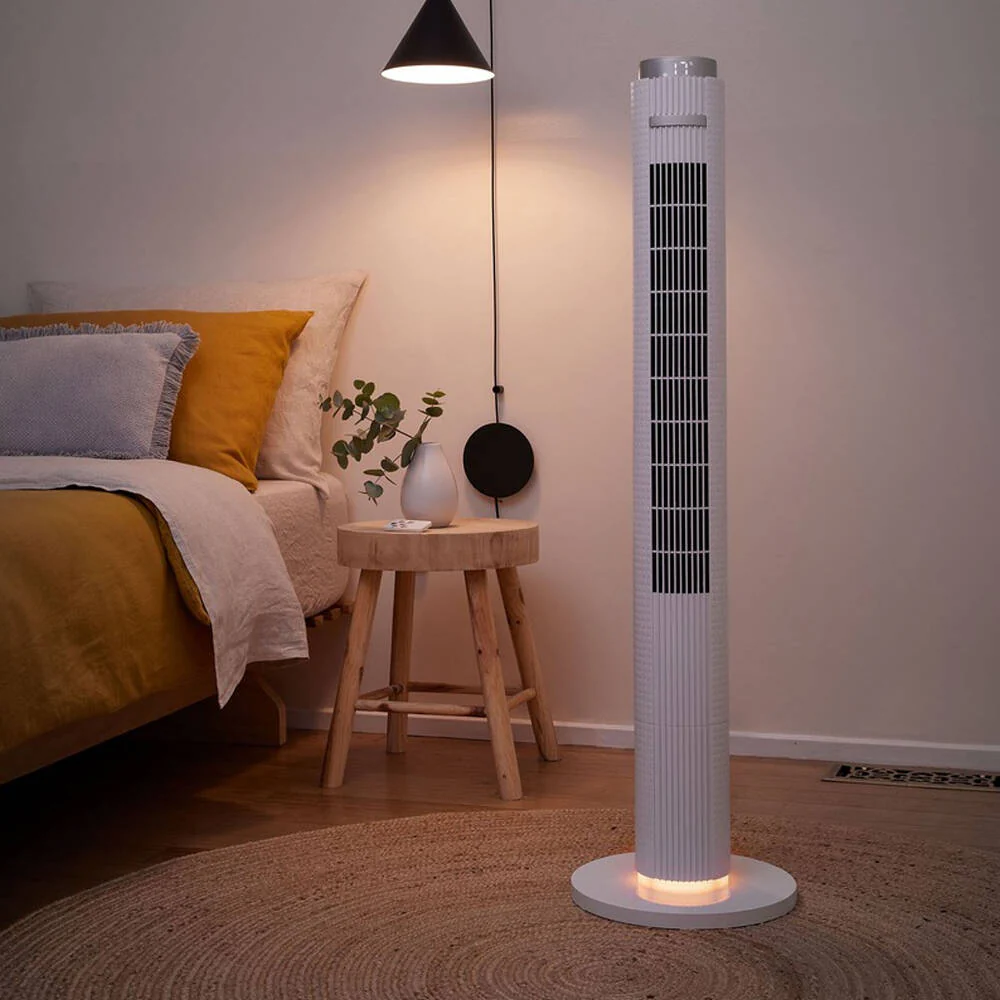 Dimplex Digital Tower Fan with Night Light 93cm (White) - Image 4