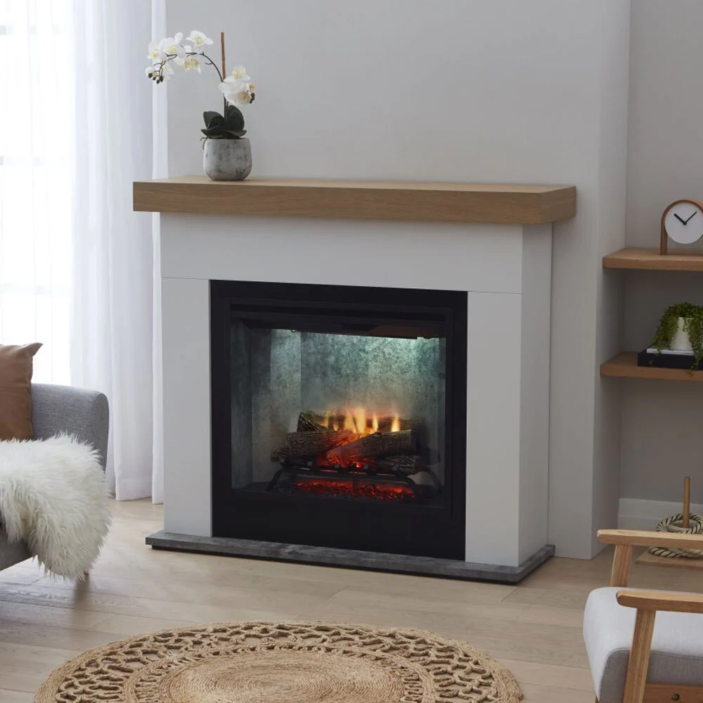 Dimplex Huxley 2000W Revillusion Suite Electric Fireplace 140cm Firebox Heater - Image 3