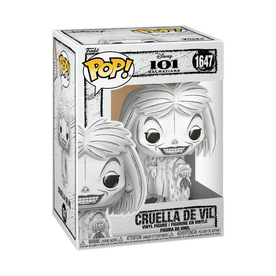 Disney: Sketched - Cruella De Vil Pop! Vinyl - Image 2