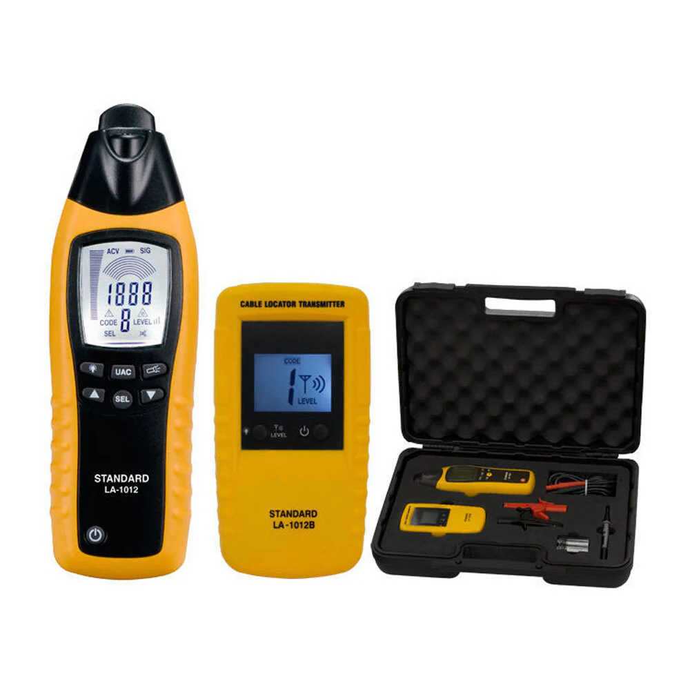 Doss LA1012 Wire Finder Cable Locator Tracer Set with Carry Case Standard Yellow - Image 2