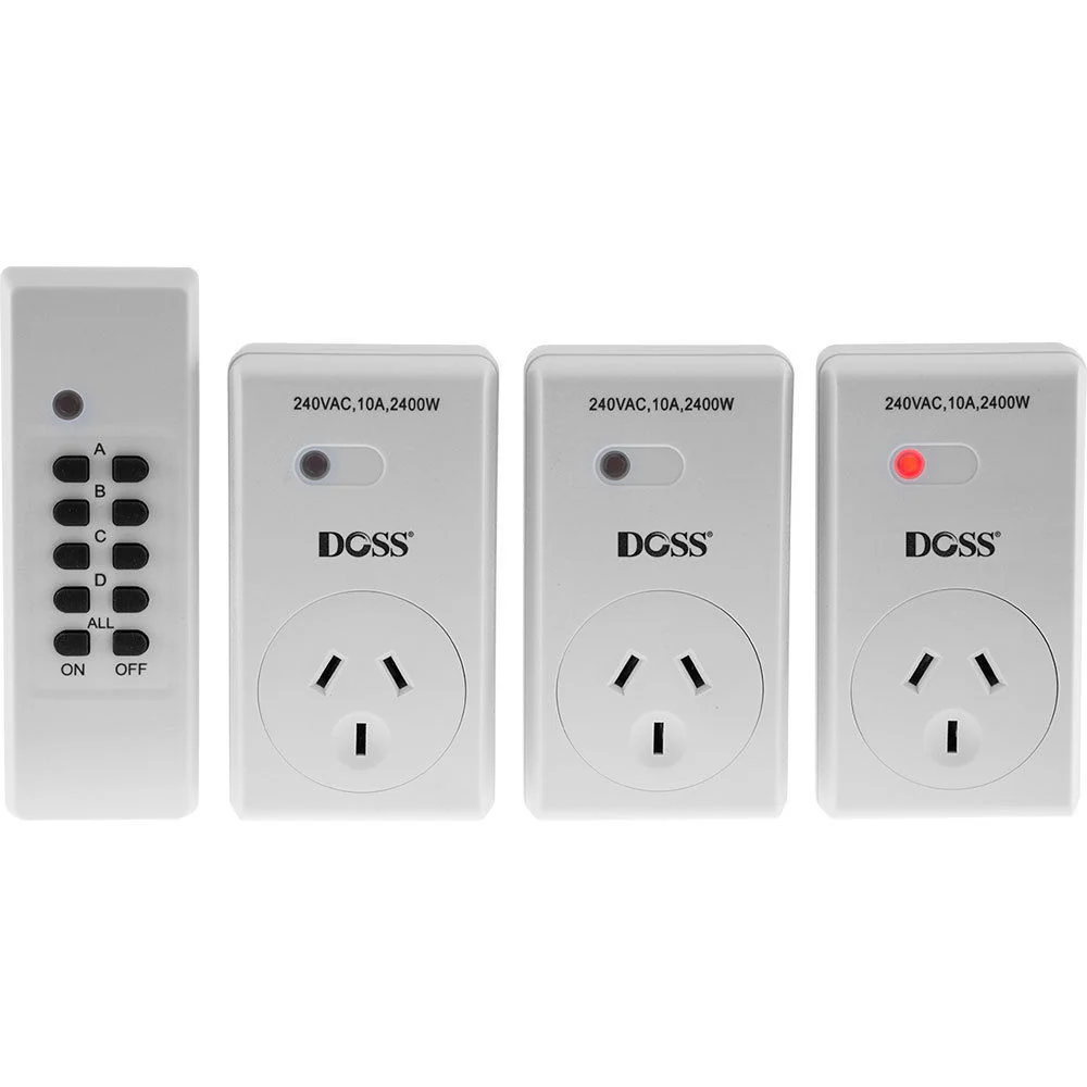 Doss MRC03V2 Mains Outlet Switch - Image 3