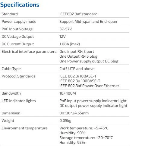 Doss Passive Single Splitter Data and Power DC12V 1.25A Max - Image 3