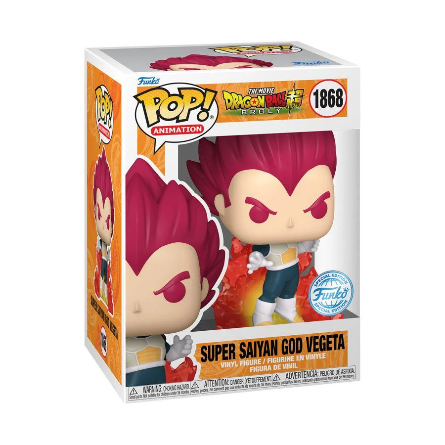 Dragon Ball Super Broly - Super Saiyan God Vegeta Pop! Vinyl - Image 2