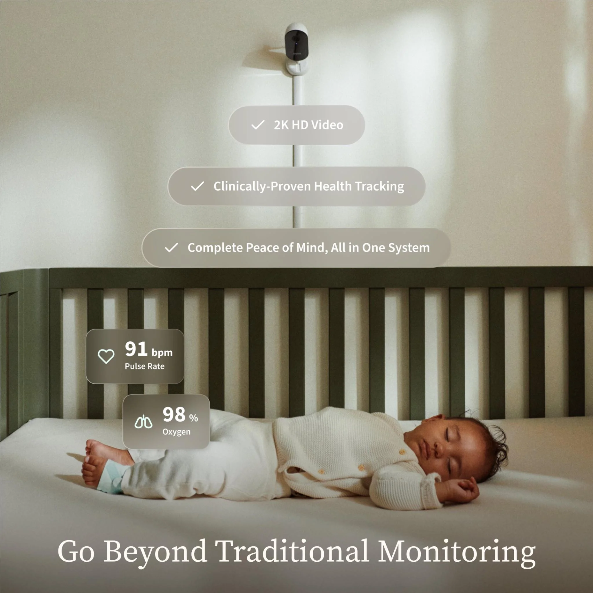 Dream Sight & Dream Sock Duo Baby Monitor (Bedtime Blue) - Image 5