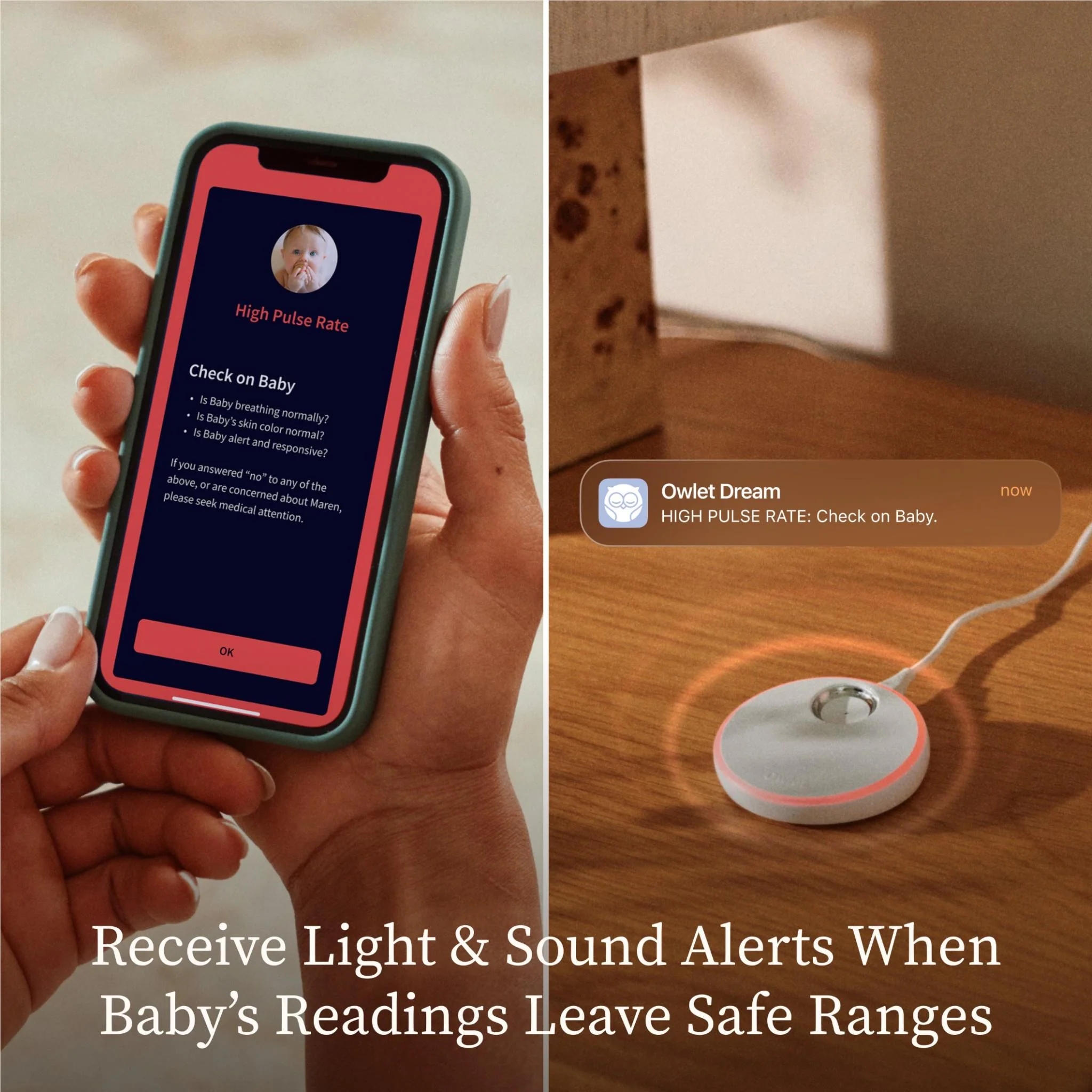 Dream Sight & Dream Sock Duo Baby Monitor (Bedtime Blue) - Image 8