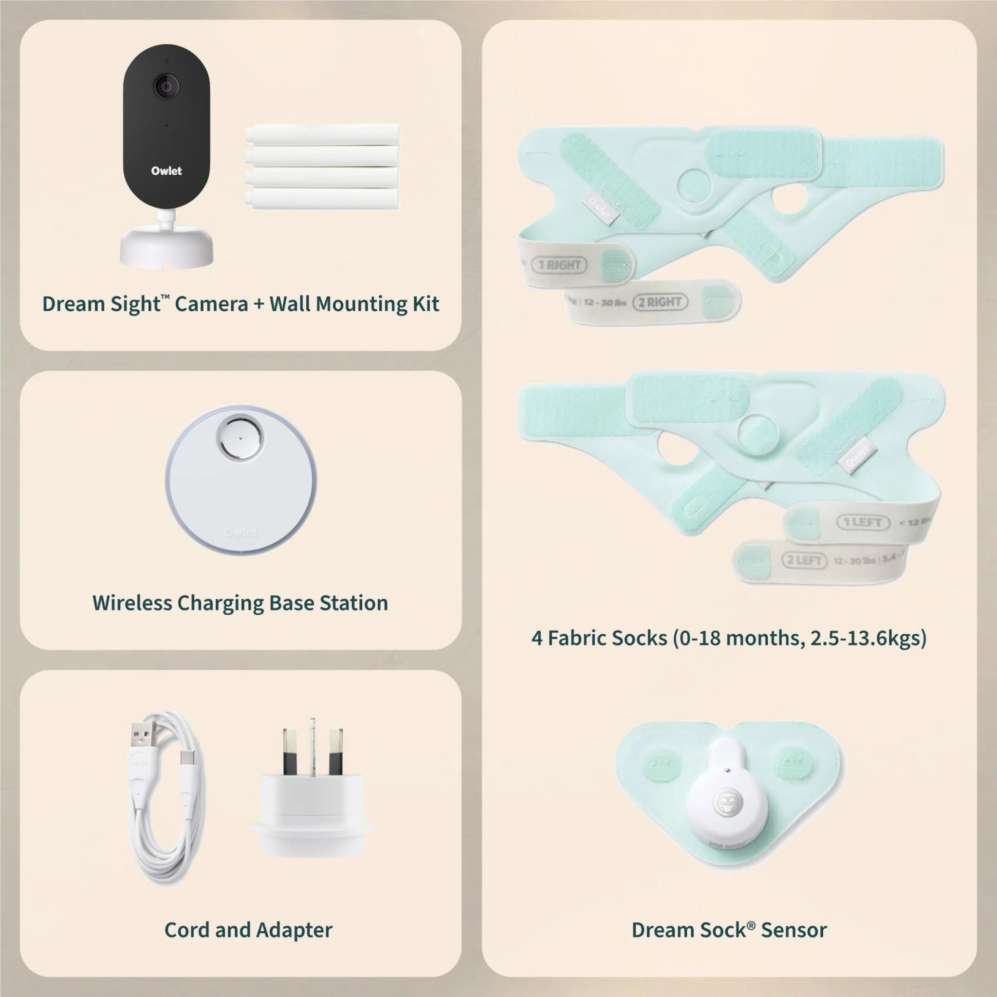 Dream Sight & Dream Sock Duo Baby Monitor (Dusty Rose) - Image 13