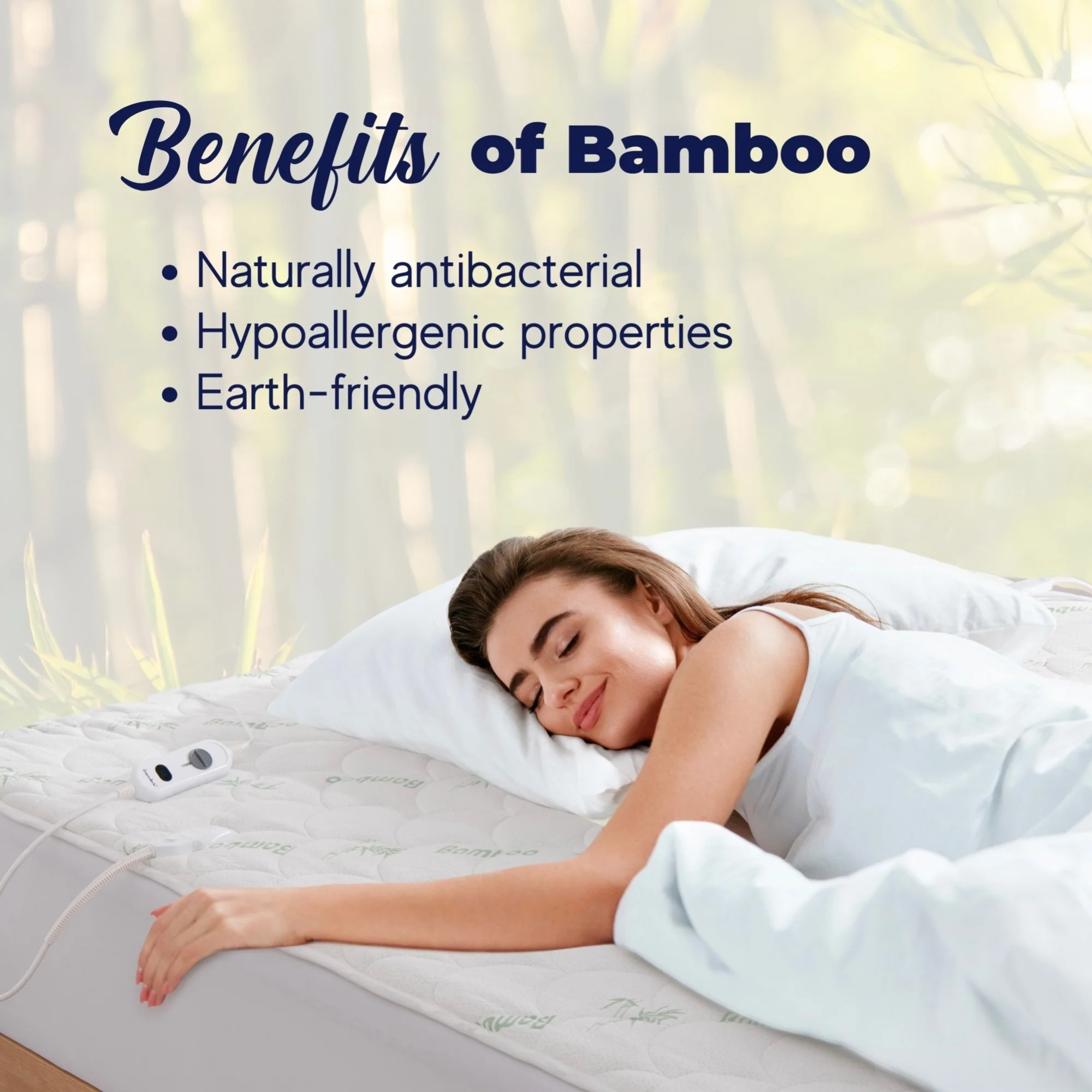 Dreamaker Bamboo Quilted Electric Blanket [King] - Image 4
