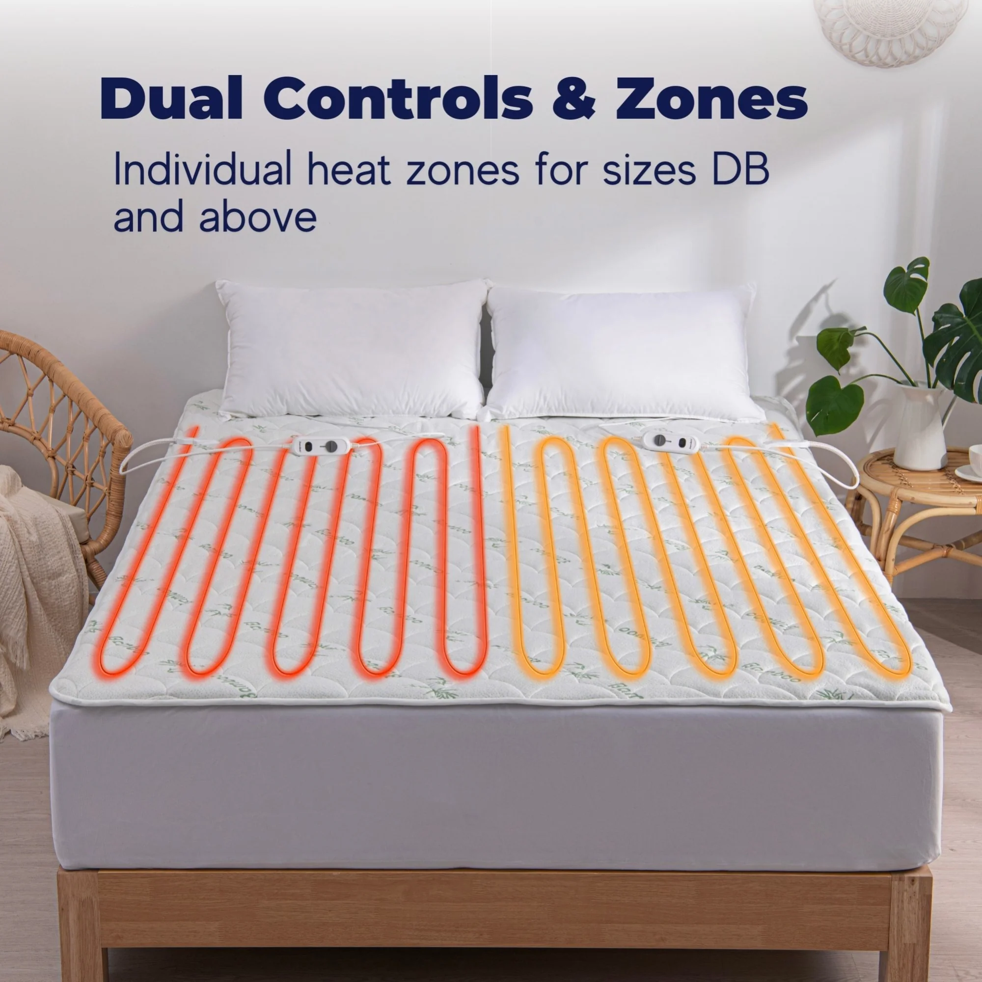 Dreamaker Bamboo Quilted Electric Blanket [Queen] - Image 5