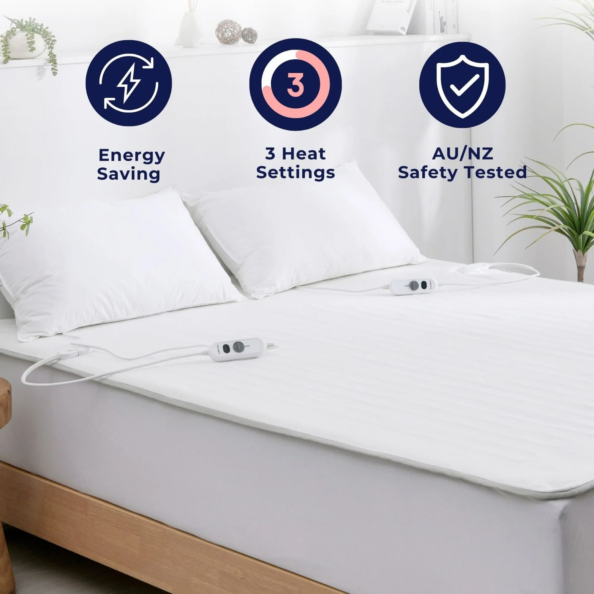Dreamaker Classic Washable Fitted Electric Blanket [Single] - Image 3
