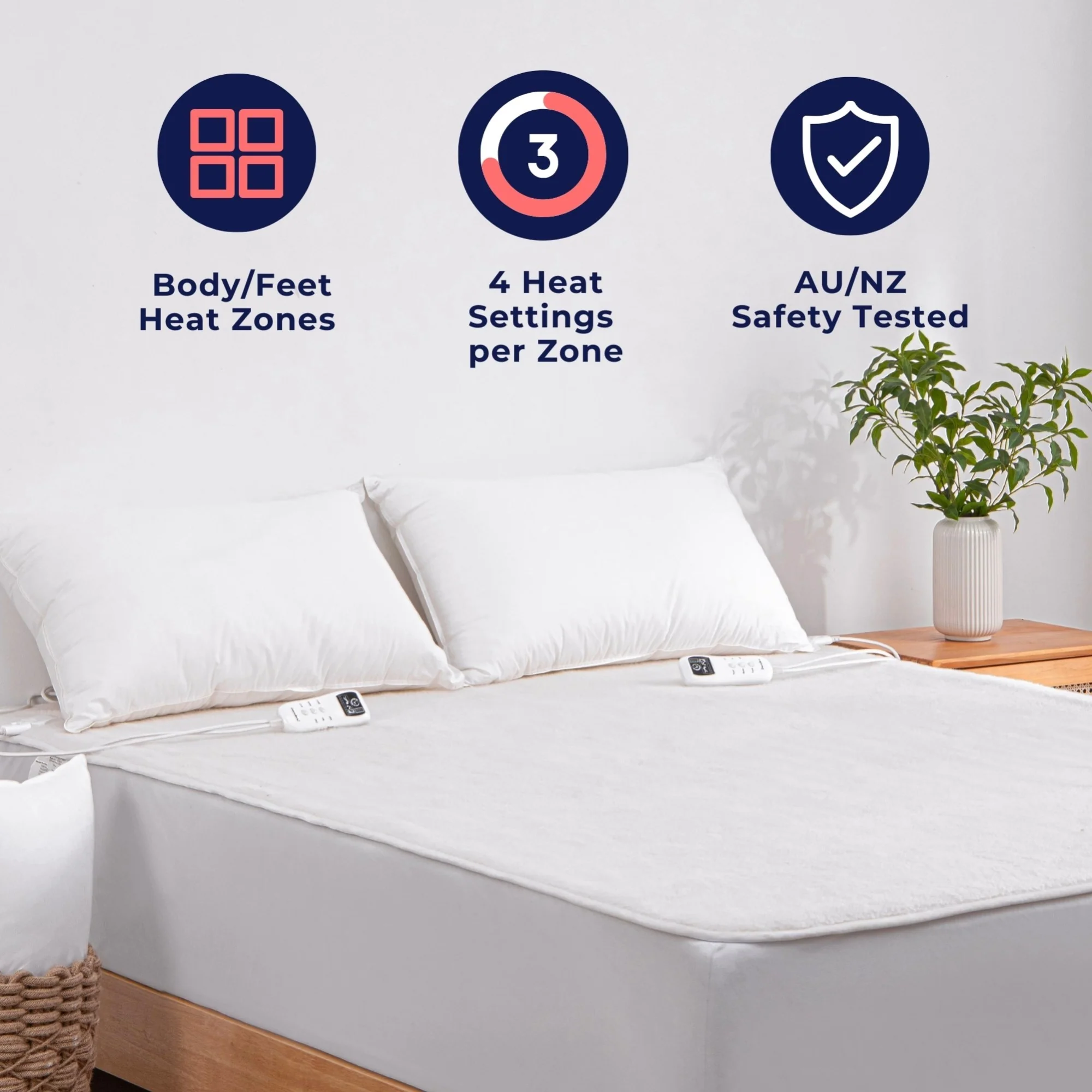 Dreamaker Fleece Top Multizone Electric Blanket [Queen] - Image 3