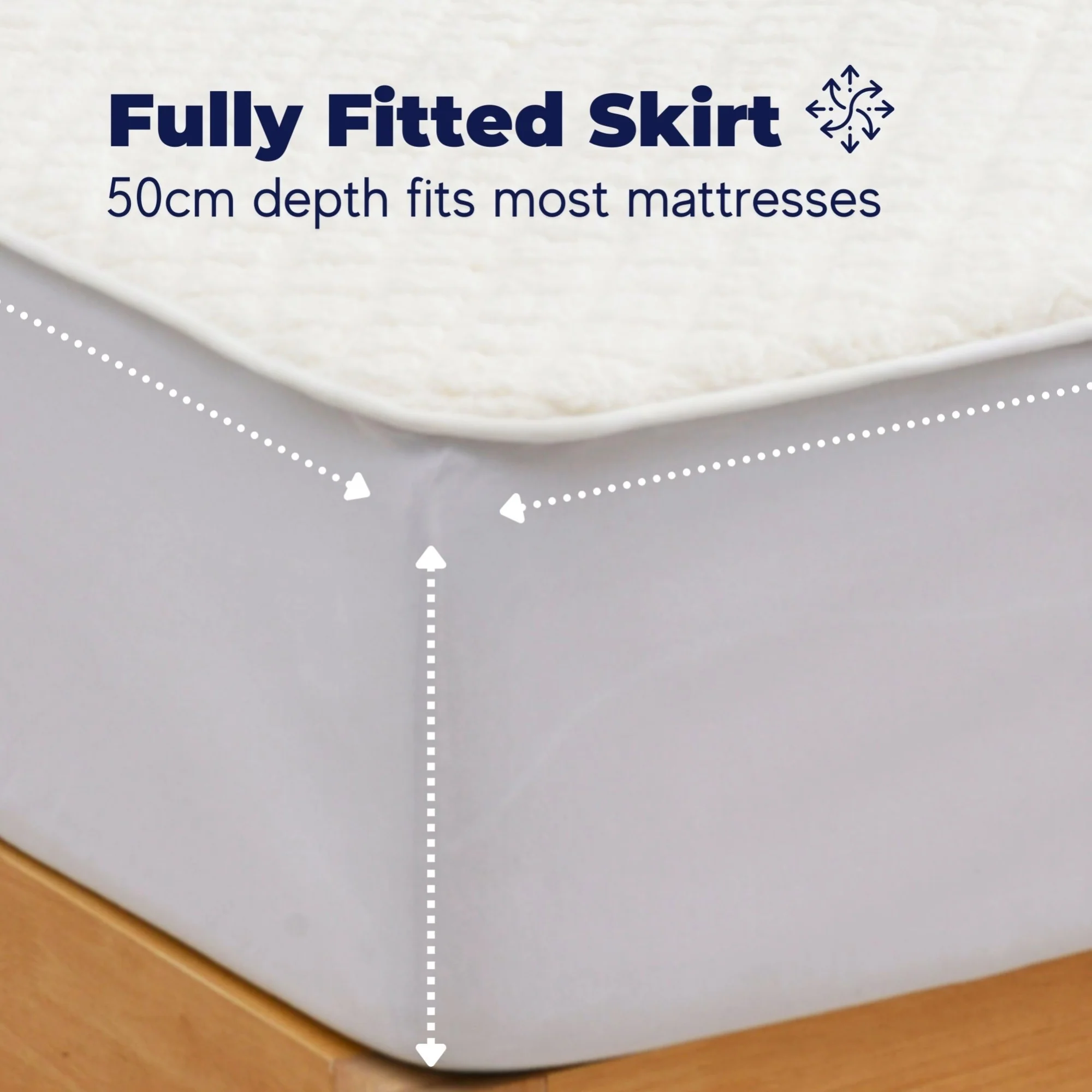 Dreamaker Pinsonic Quilted Sherpa Fleece Electric Blanket [Double] - Image 10