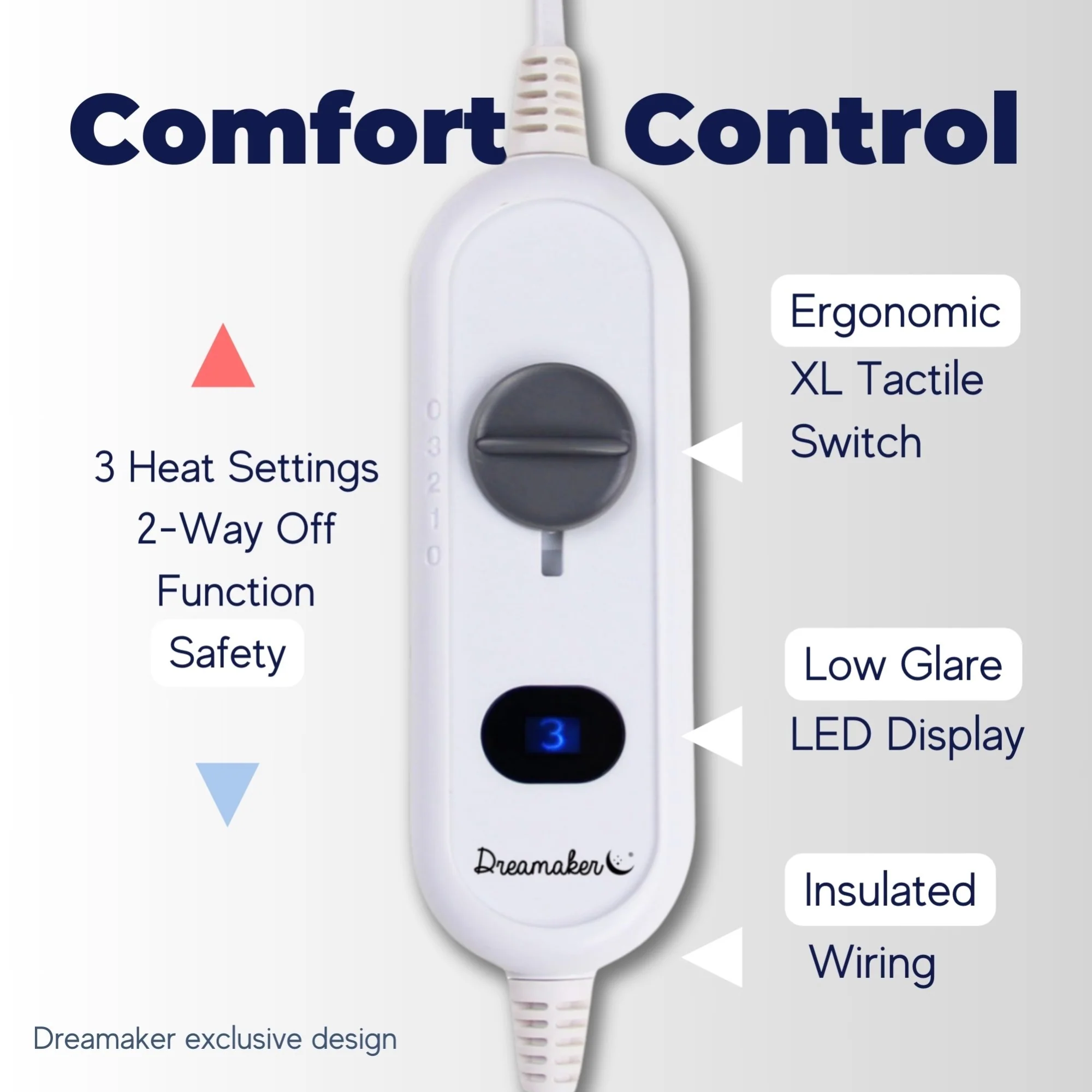 Dreamaker Pinsonic Quilted Sherpa Fleece Electric Blanket [Queen] - Image 7