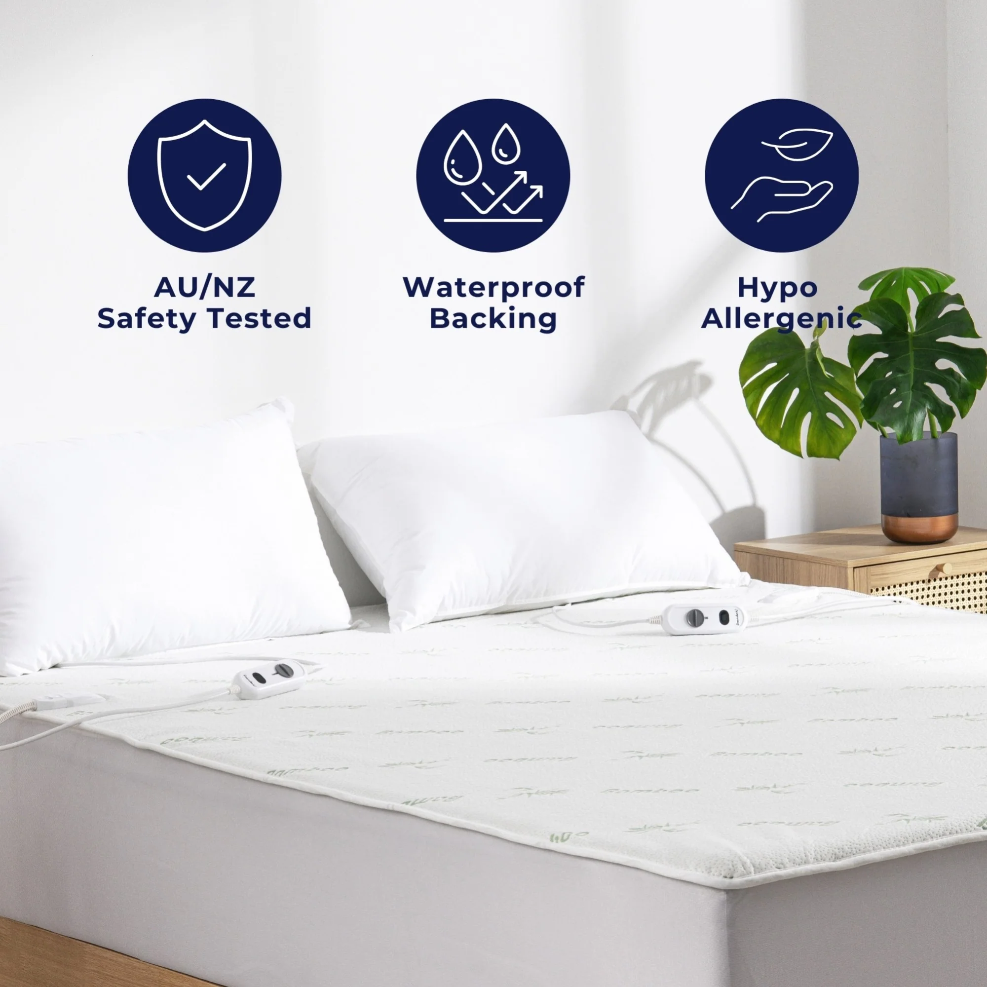 Dreamaker Waterproof Bamboo Electric Blanket [Single] - Image 3
