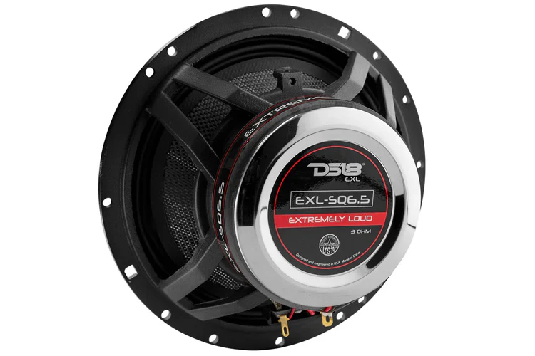 DS18 EXL-SQ 6.5" 2-Way Speakers with Glass Fiber Cone 120W RMS (Pair) - Image 5