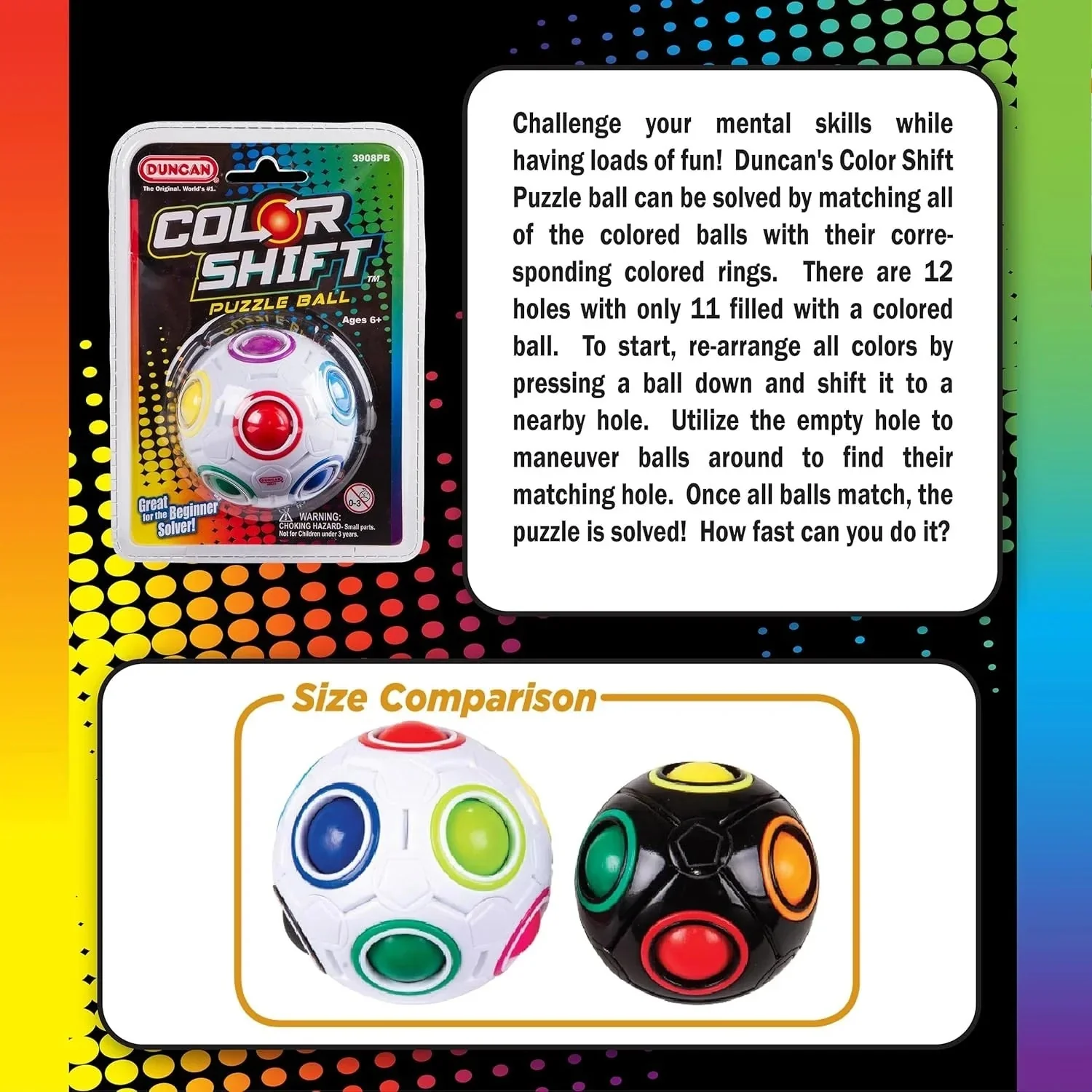 Duncan Colour Shift Puzzle Ball Toy 3047 - Image 8
