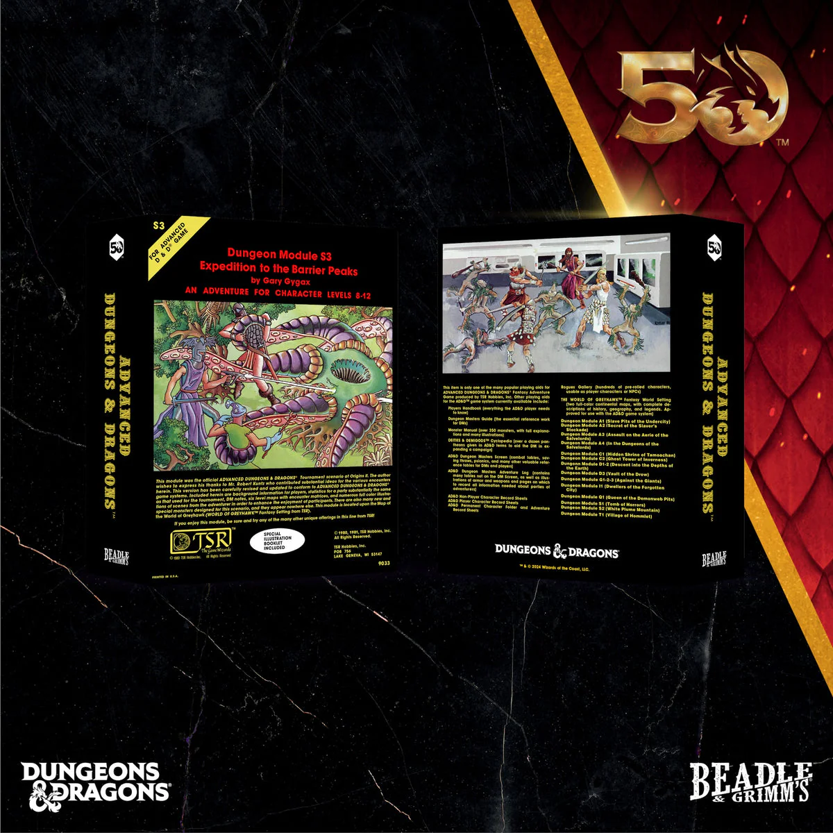 Dungeons & Dragons D&D Beadle & Grimm's Classic Module Collection Expedition to Barrier Peaks Dice & Accessories Set - Image 4