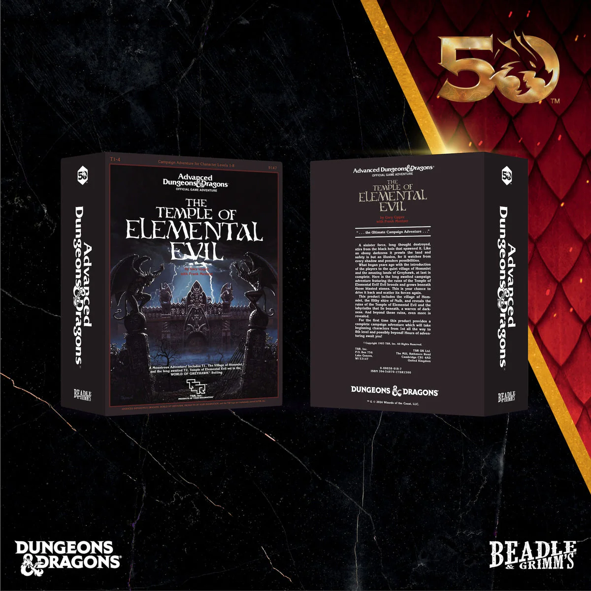 Dungeons & Dragons D&D Beadle & Grimm's Classic Module Collection The Temple of Elemental Evil Dice & Accessories Set - Image 4