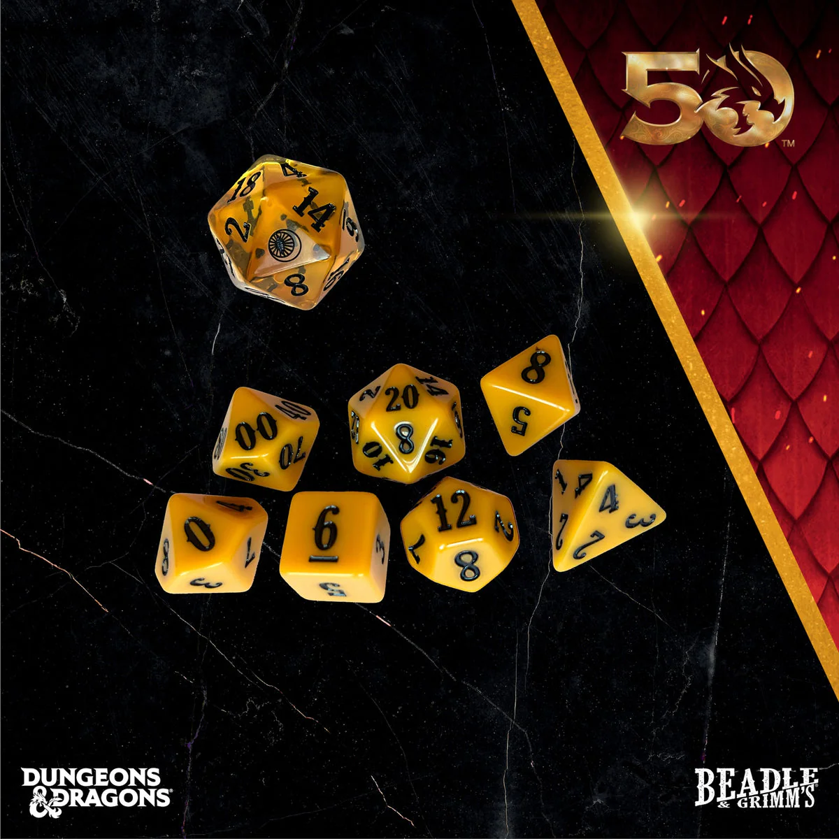 Dungeons & Dragons D&D Beadle & Grimm's Classic Module Collection Vecna Lives Dice & Accessories Set - Image 2