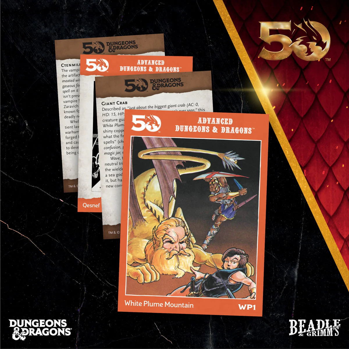 Dungeons & Dragons D&D Beadle & Grimm's Classic Module Collection White Plume Mountain Dice & Accessories Set - Image 4