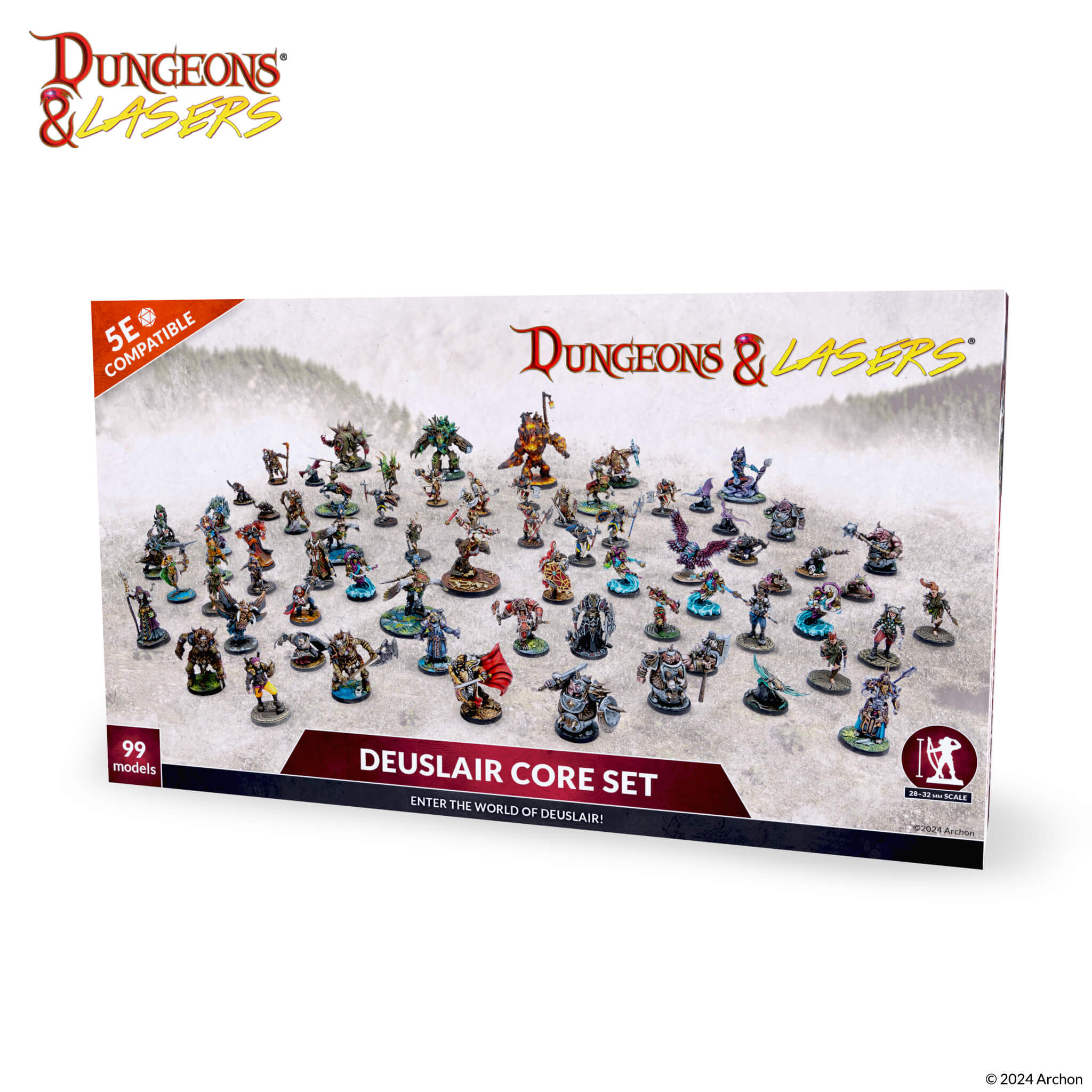 Dungeons & Dragons Dungeons & Lasers: Miniatures Deuslair: Core Set - Image 2