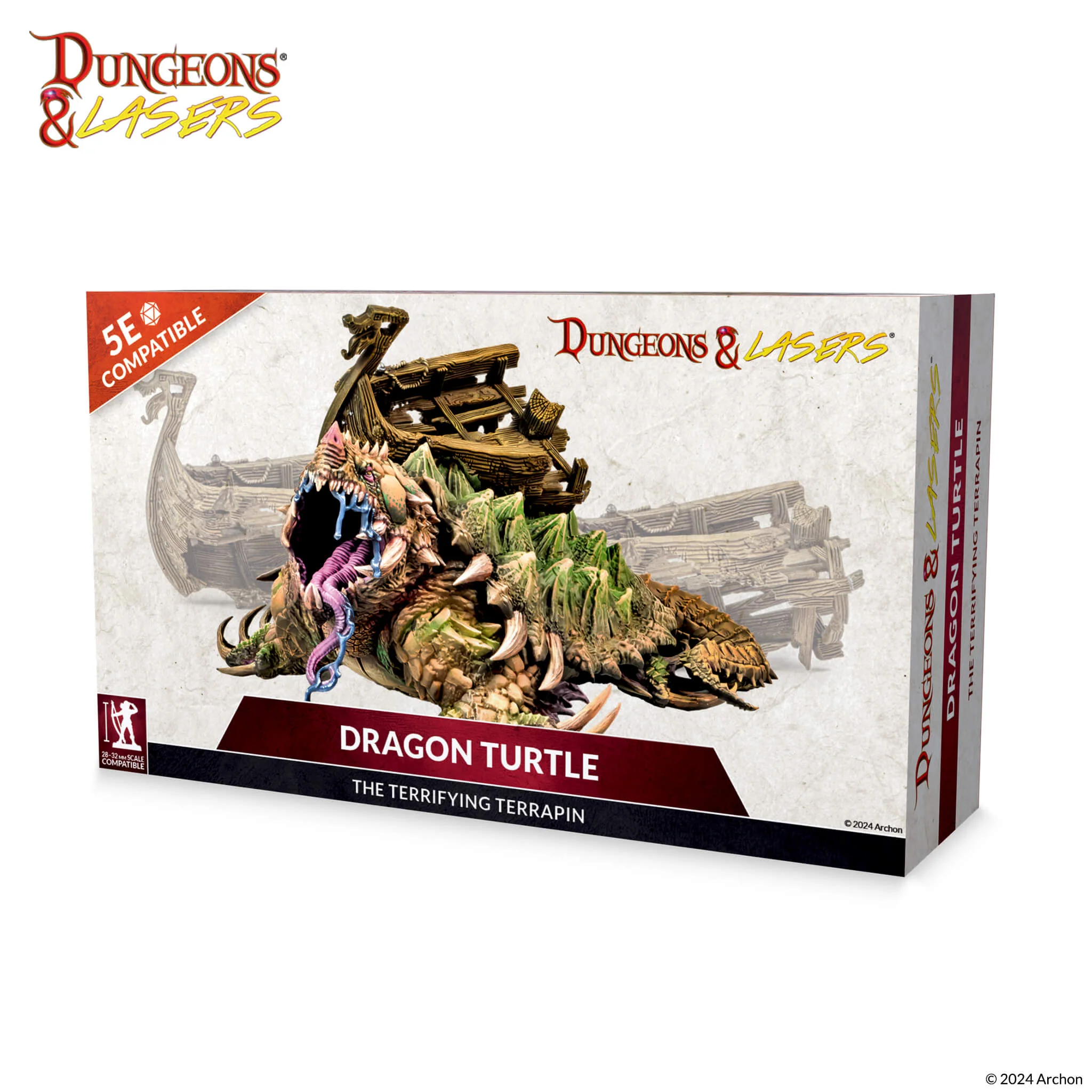 Dungeons & Dragons Dungeons & Lasers: Miniatures Dragon Turtle - Image 2