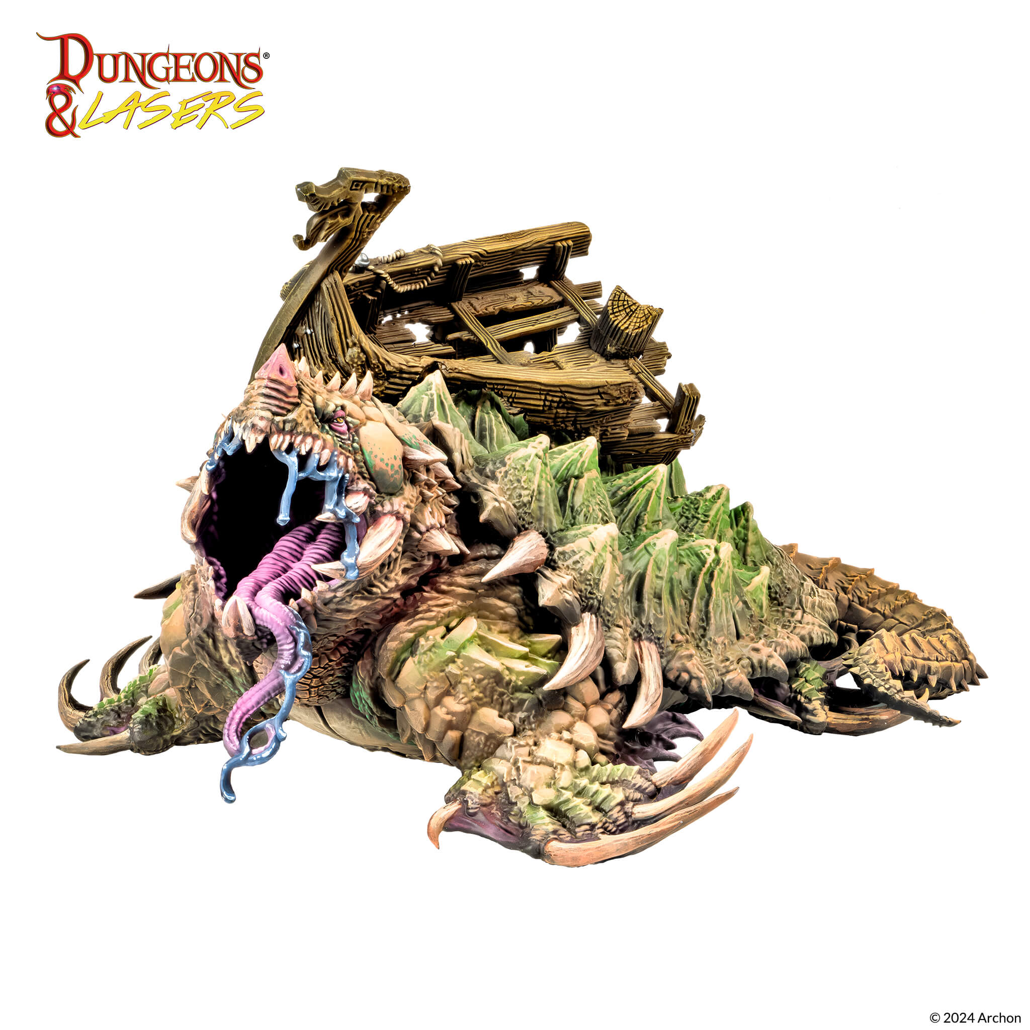 Dungeons & Dragons Dungeons & Lasers: Miniatures Dragon Turtle - Image 4