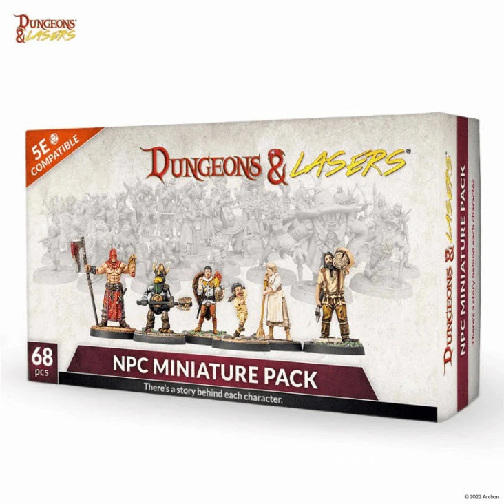 Dungeons & Dragons Dungeons & Lasers: Miniatures Npc Miniature Pack - Image 2