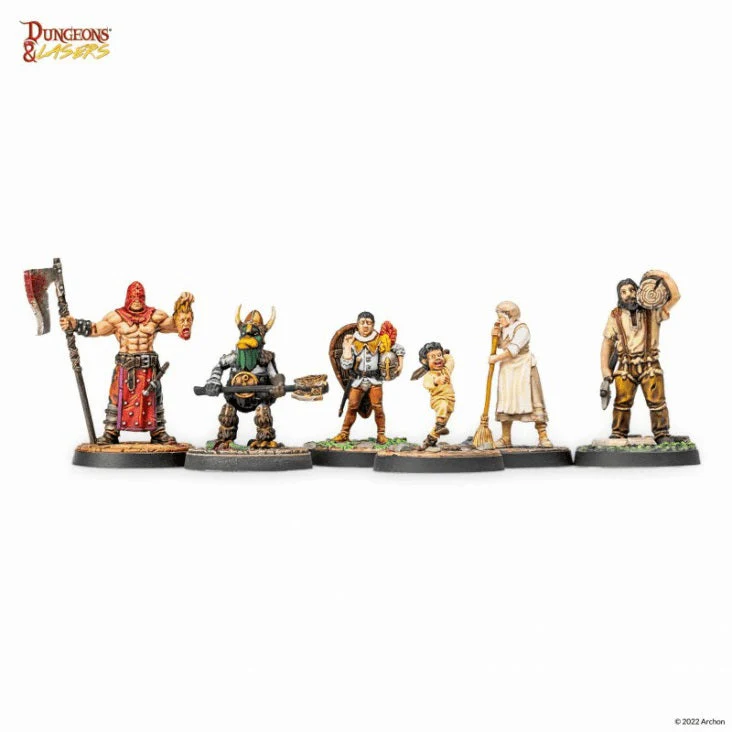 Dungeons & Dragons Dungeons & Lasers: Miniatures Npc Miniature Pack - Image 3
