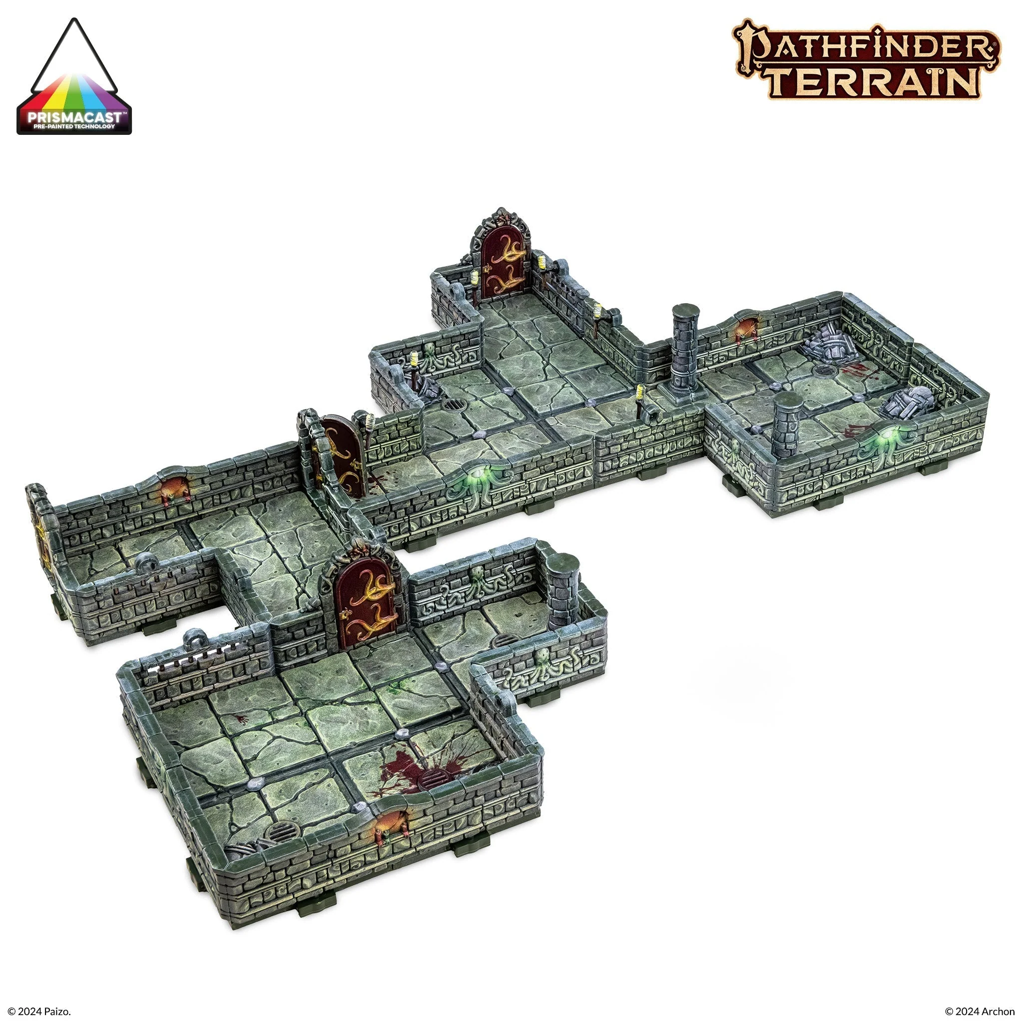 Dungeons & Dragons Dungeons & Lasers: PrismaCast Pre-Painted Terrain Pathfinder Terrain: Abomination Vaults - Image 3