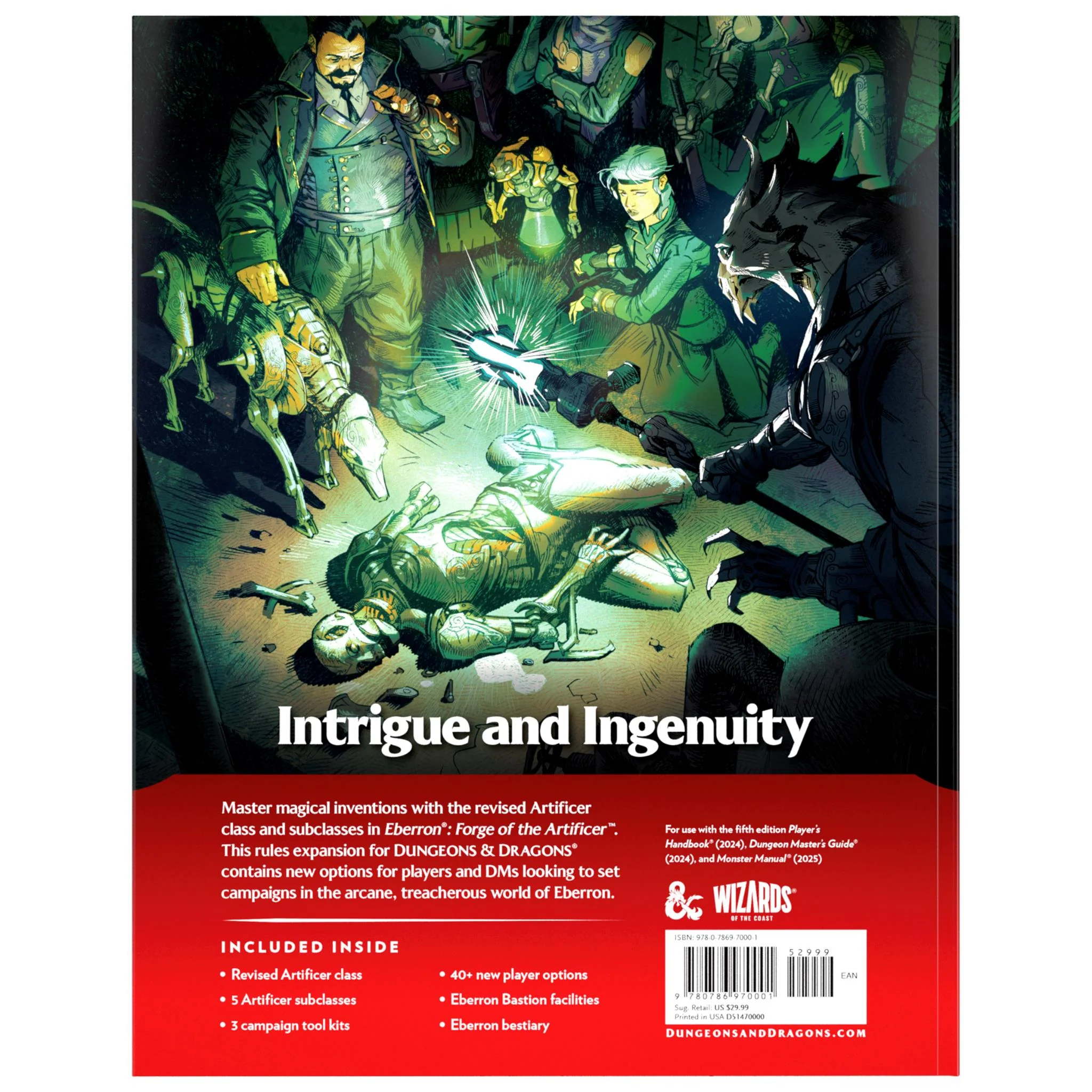 Dungeons & Dragons: Eberron: Forge of the Artificer (Hard Cover) - Image 2