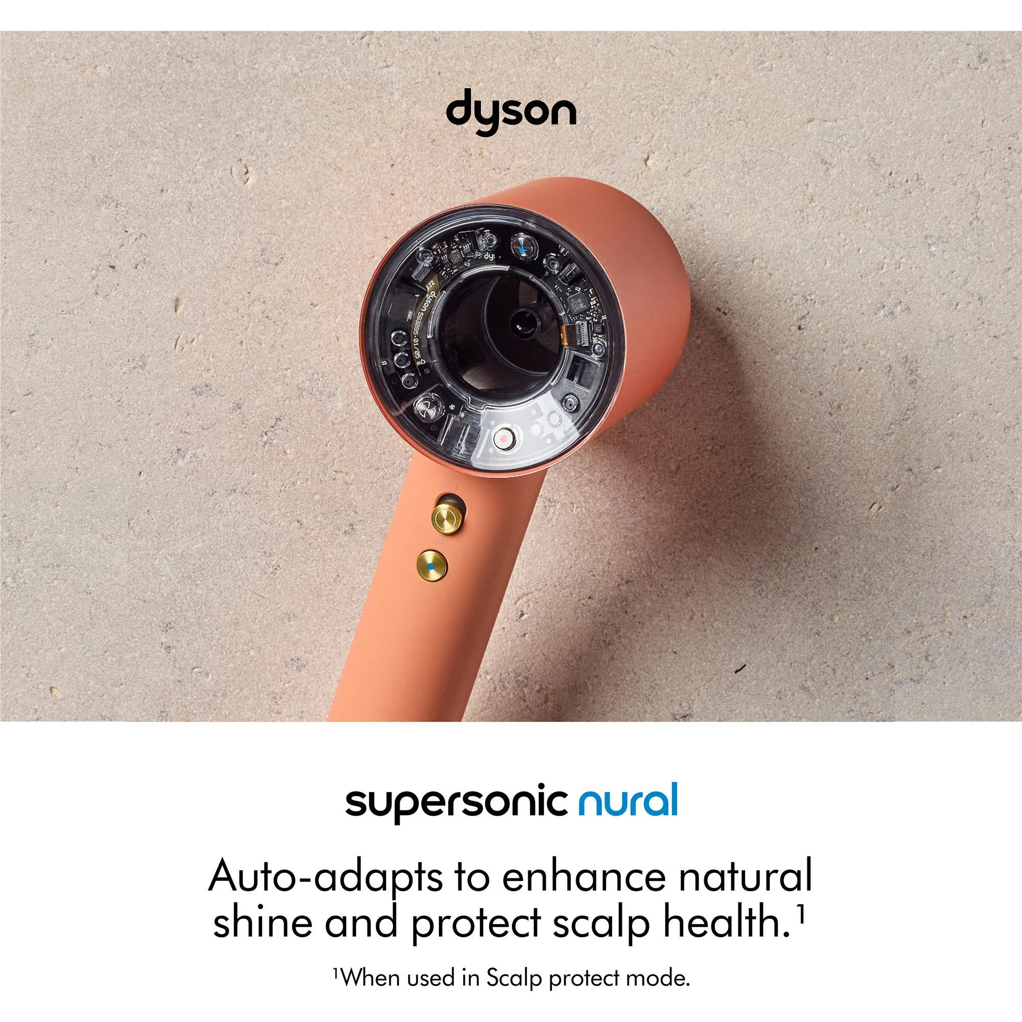 Dyson Supersonic Nural™ Intelligent Hair Dryer (Ceramic Apricot / Topaz) - Image 3